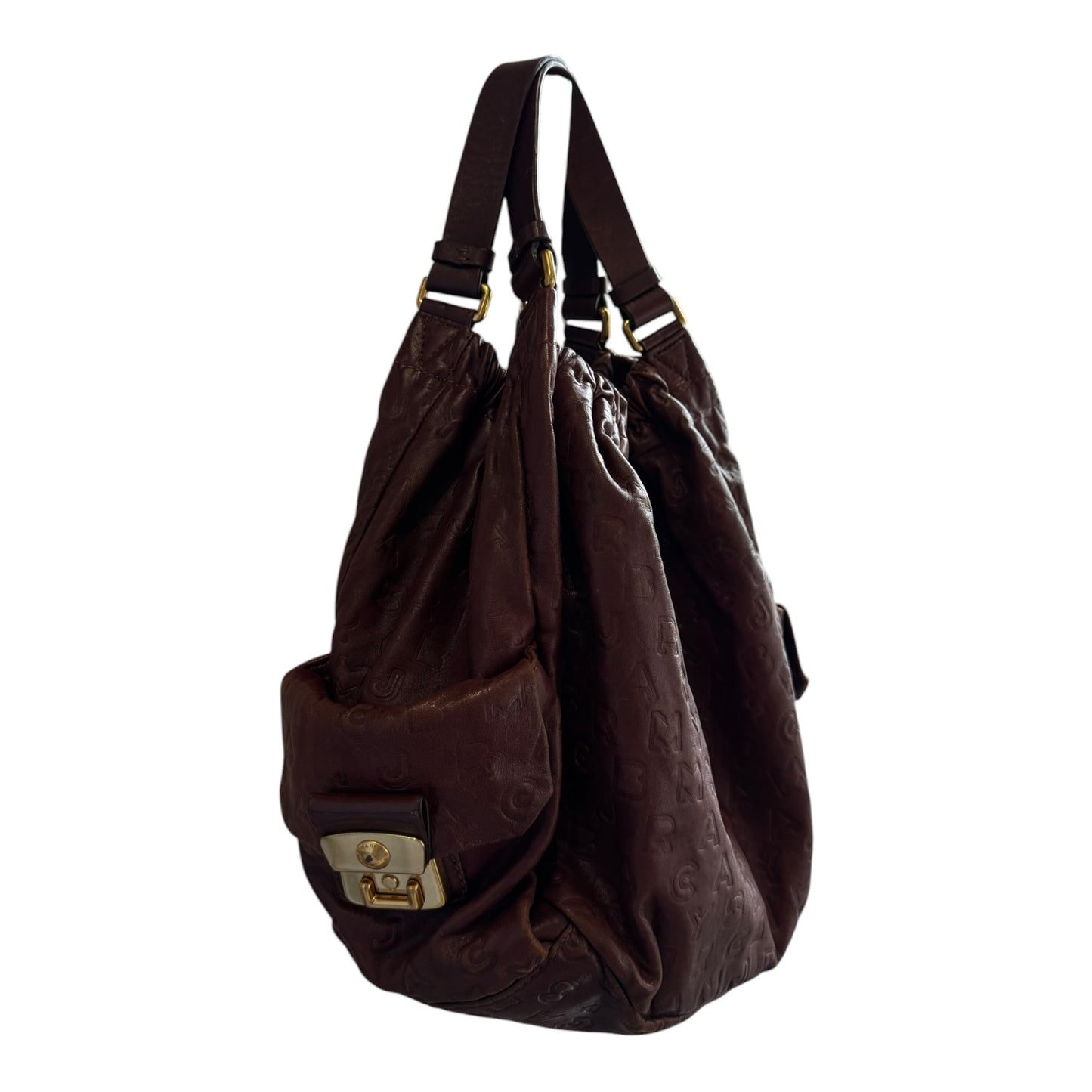 Marc Jacobs Conker Embossed Hobo Tote Bag
