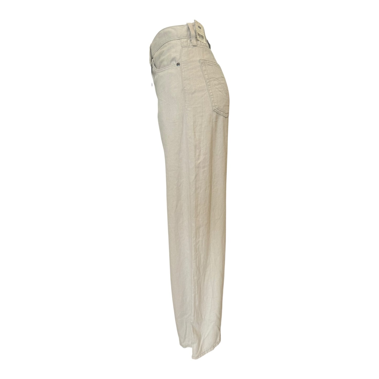 Levi's Lightweight Ribcage Wide Leg Linen Trousers - 10 - NEW