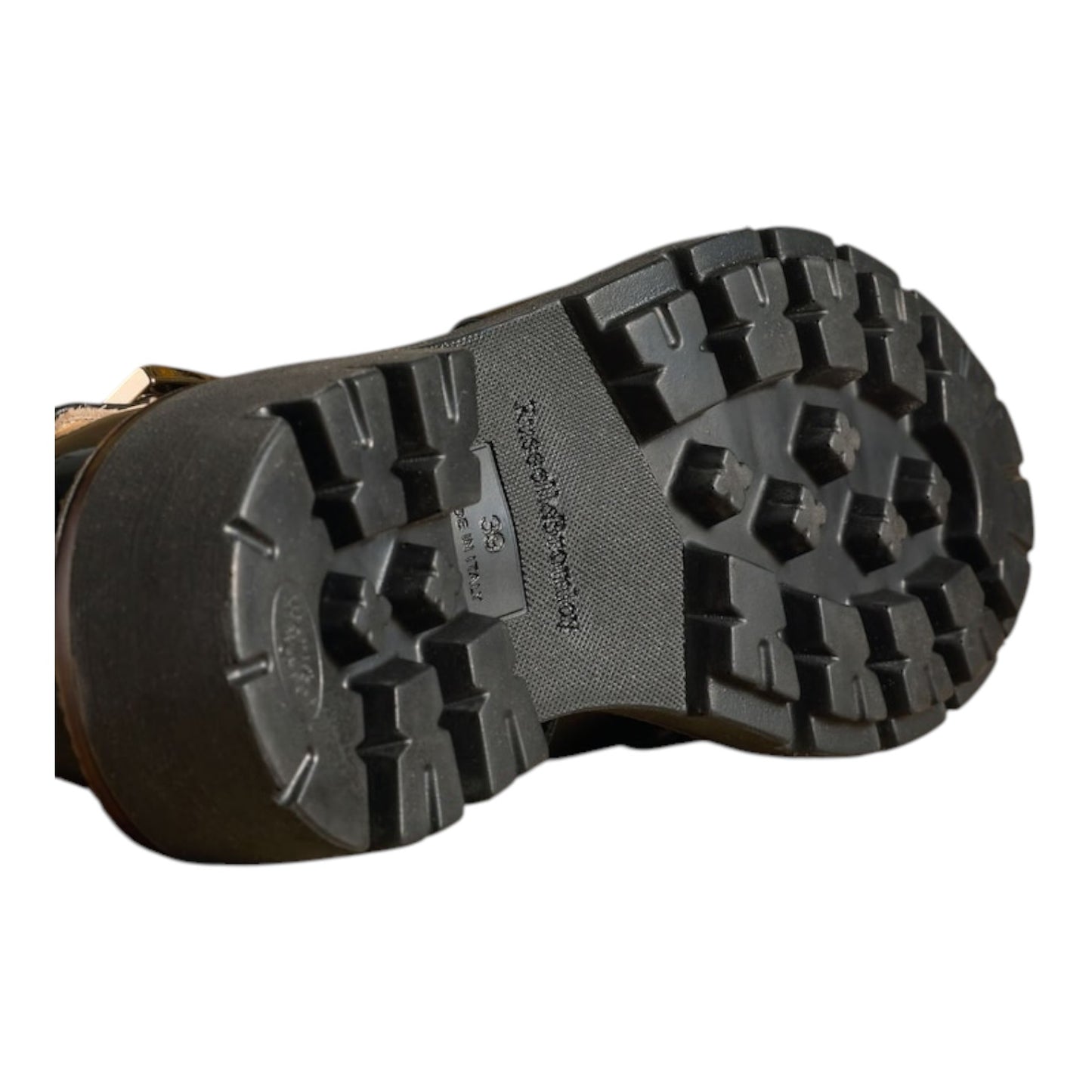 Russell & Bromley Black Sorrento Chunky Fisherman Sandals - 37/4 - NEW