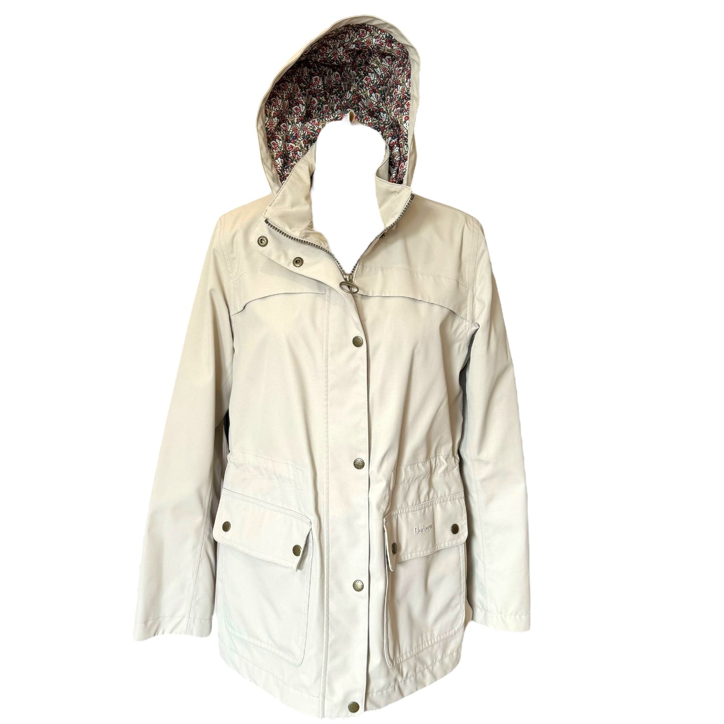 Barbour Beige Liberty Trim Waterproof Jacket - 12