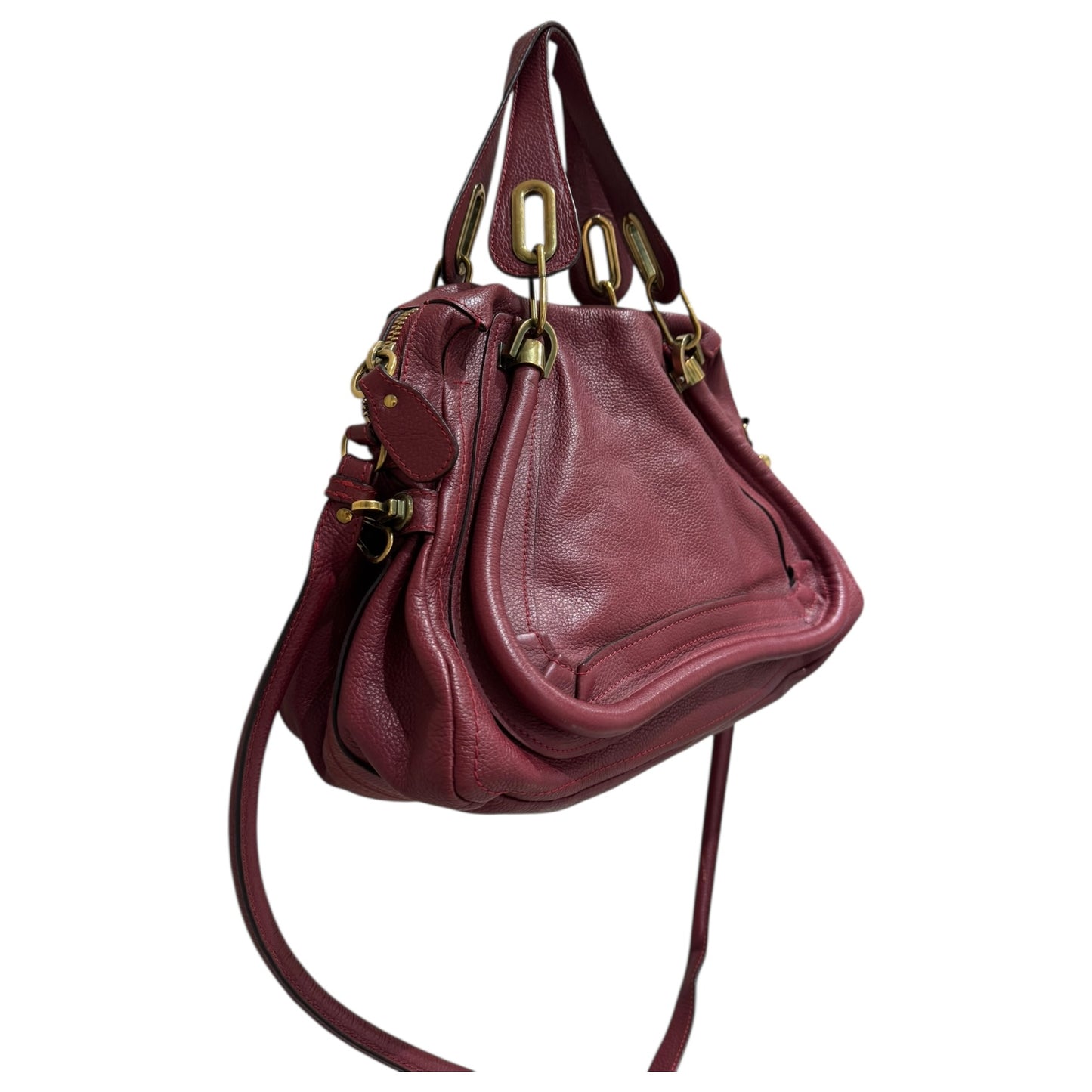 Chloé Paraty 2Way Bag in Brick Red