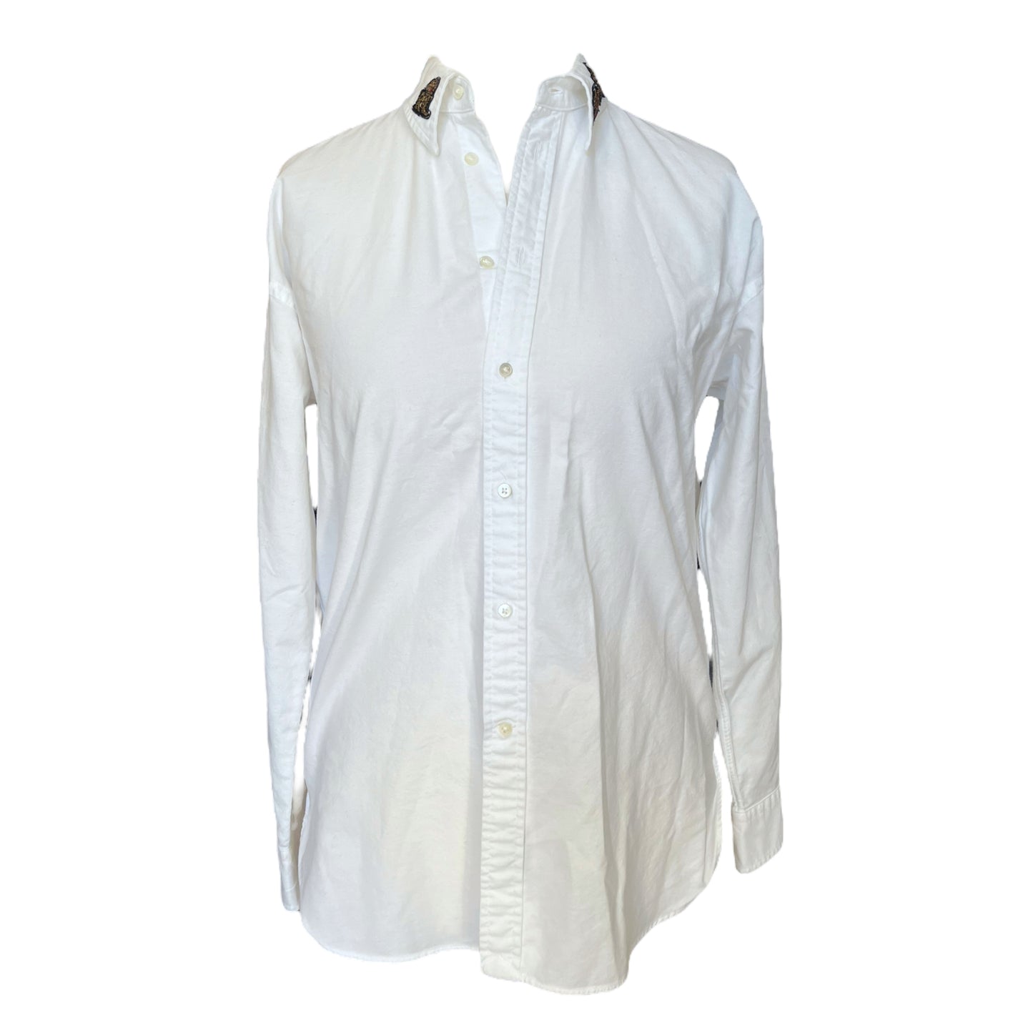 Ralph Lauren White Embellished Shirt