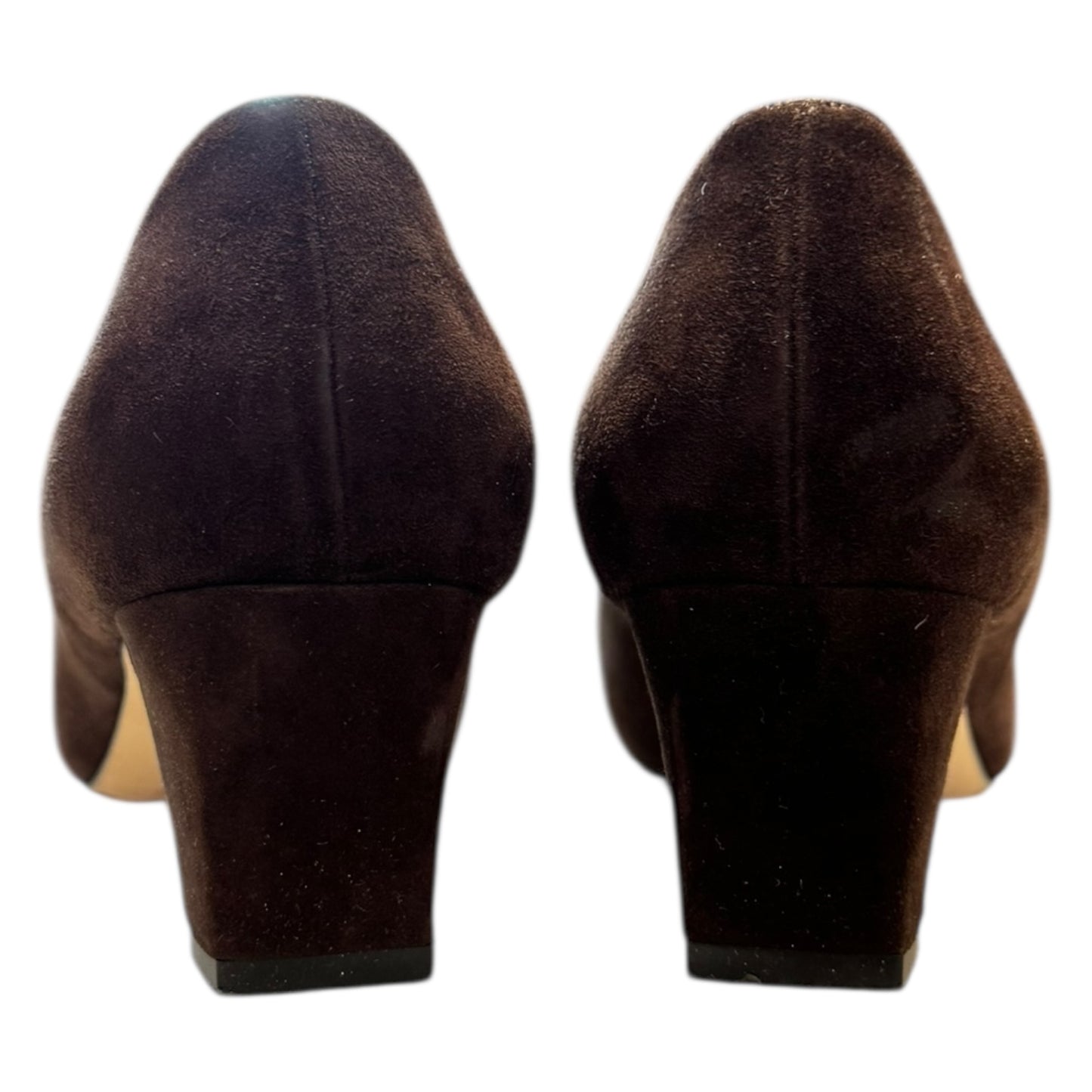 Manolo Blahnik Okkatopla Brown Suede Court Shoes - 38.5 / 5.5