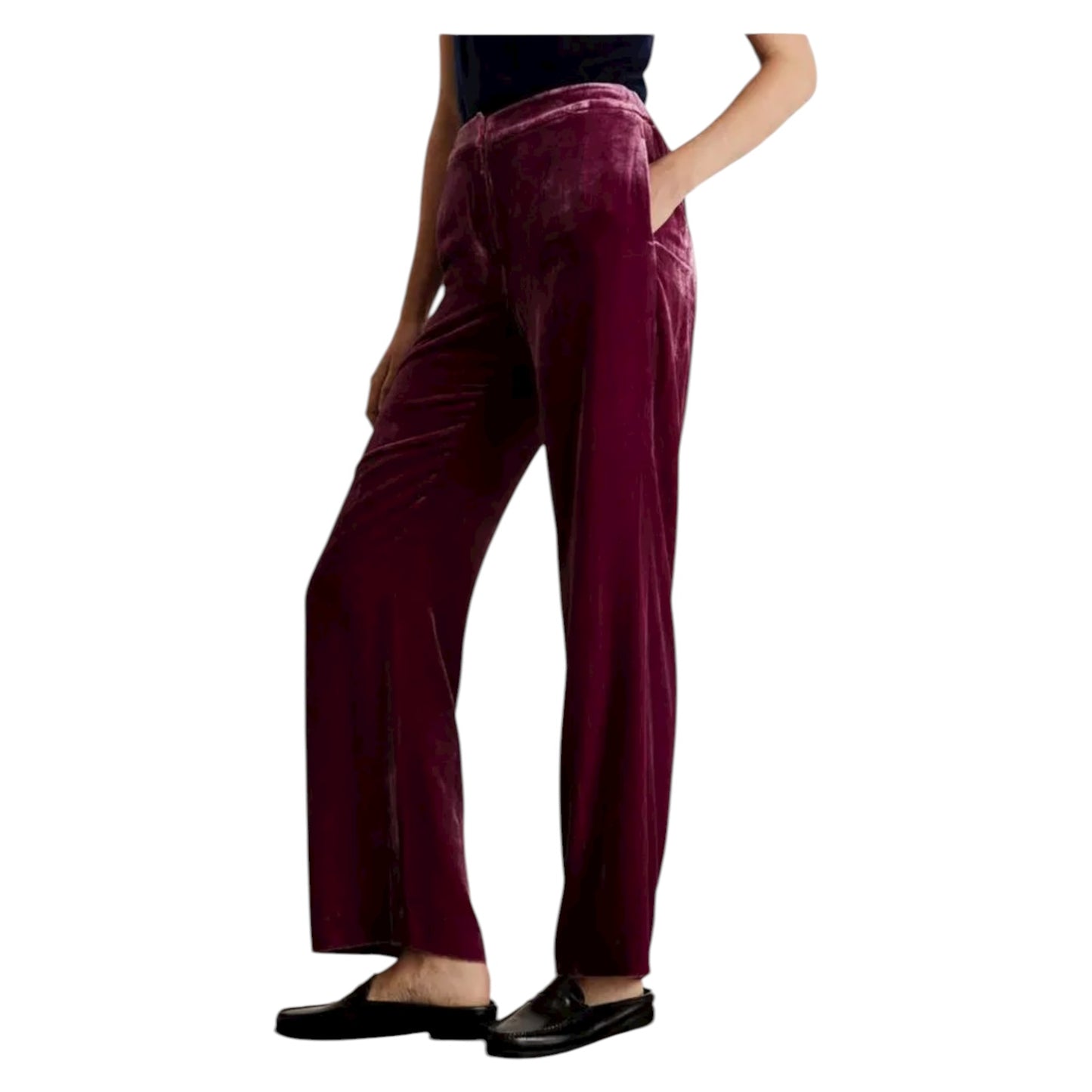 Jaeger Pink Maroon Velvet Suit - 12/14