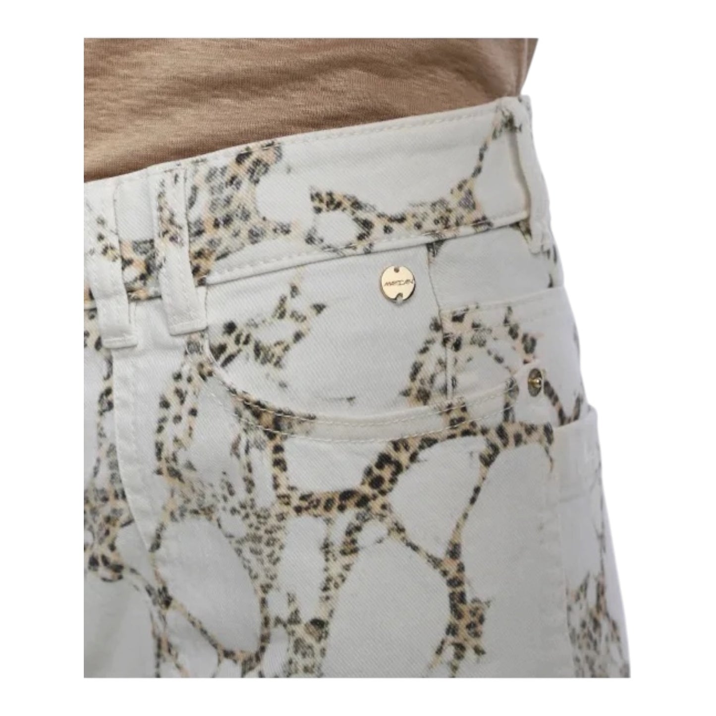 Marc Cain Animal Printed Jeans - 12