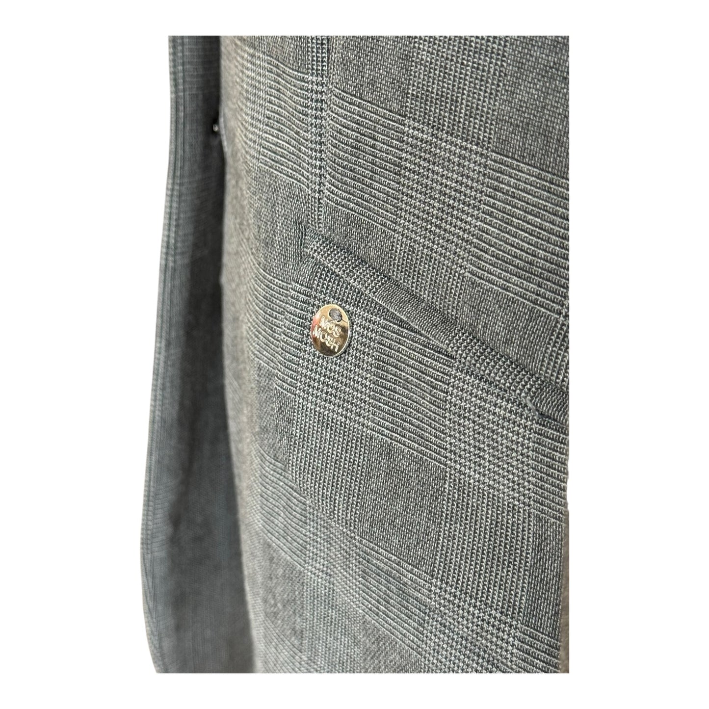 Mos Mosh Grey Check Blazer - 12