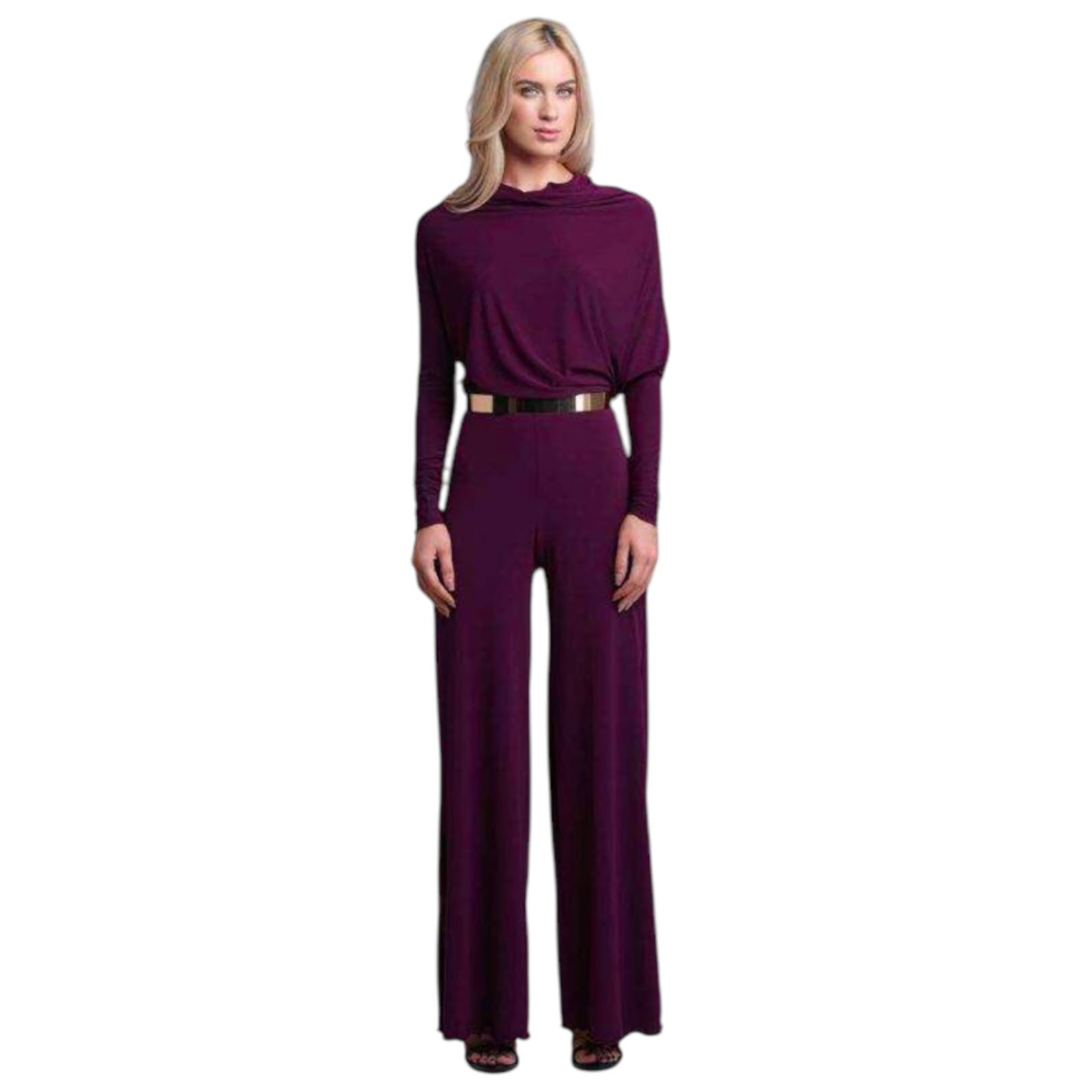 NEW Kevan Jon Maroon Jumpsuit - 10