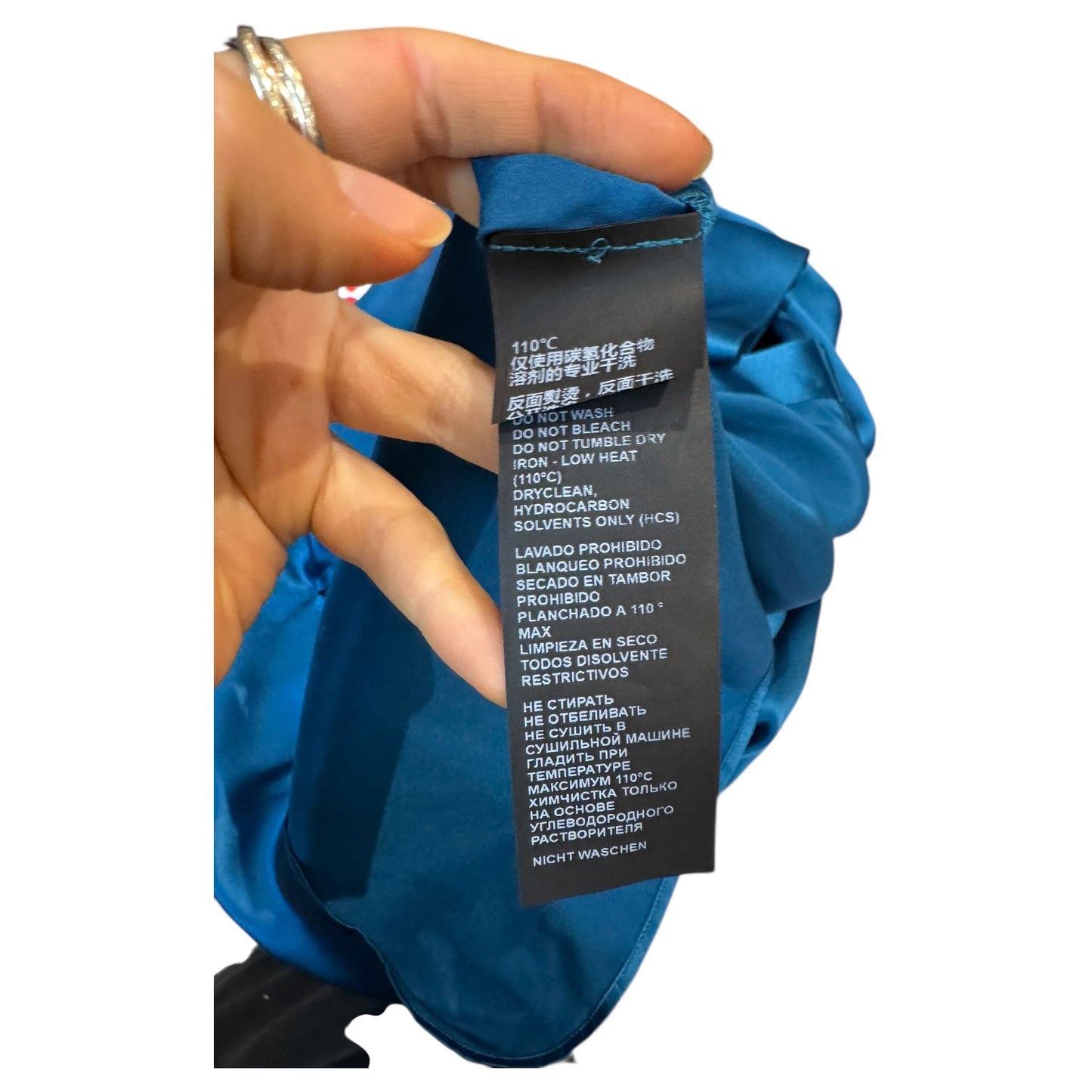 The Kooples Teal Silk Shirt - 10