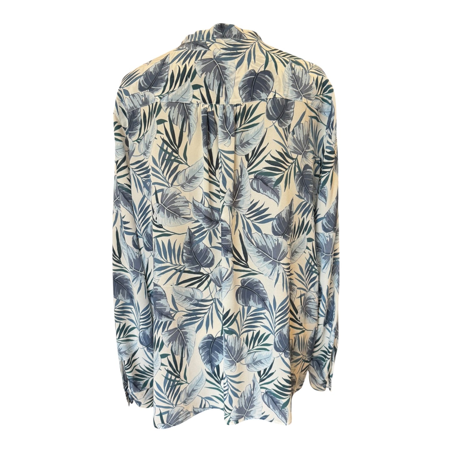 Marella Silk Salto Leaf Print Shirt - 14