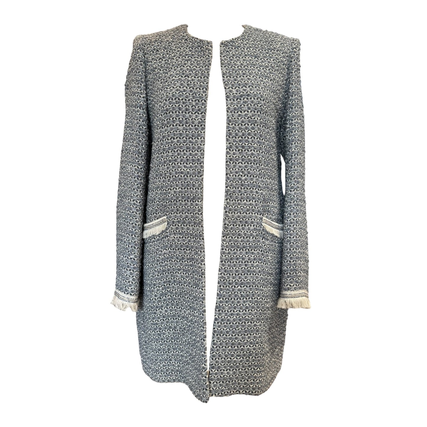 Masons Blue Tweed Coat - 12