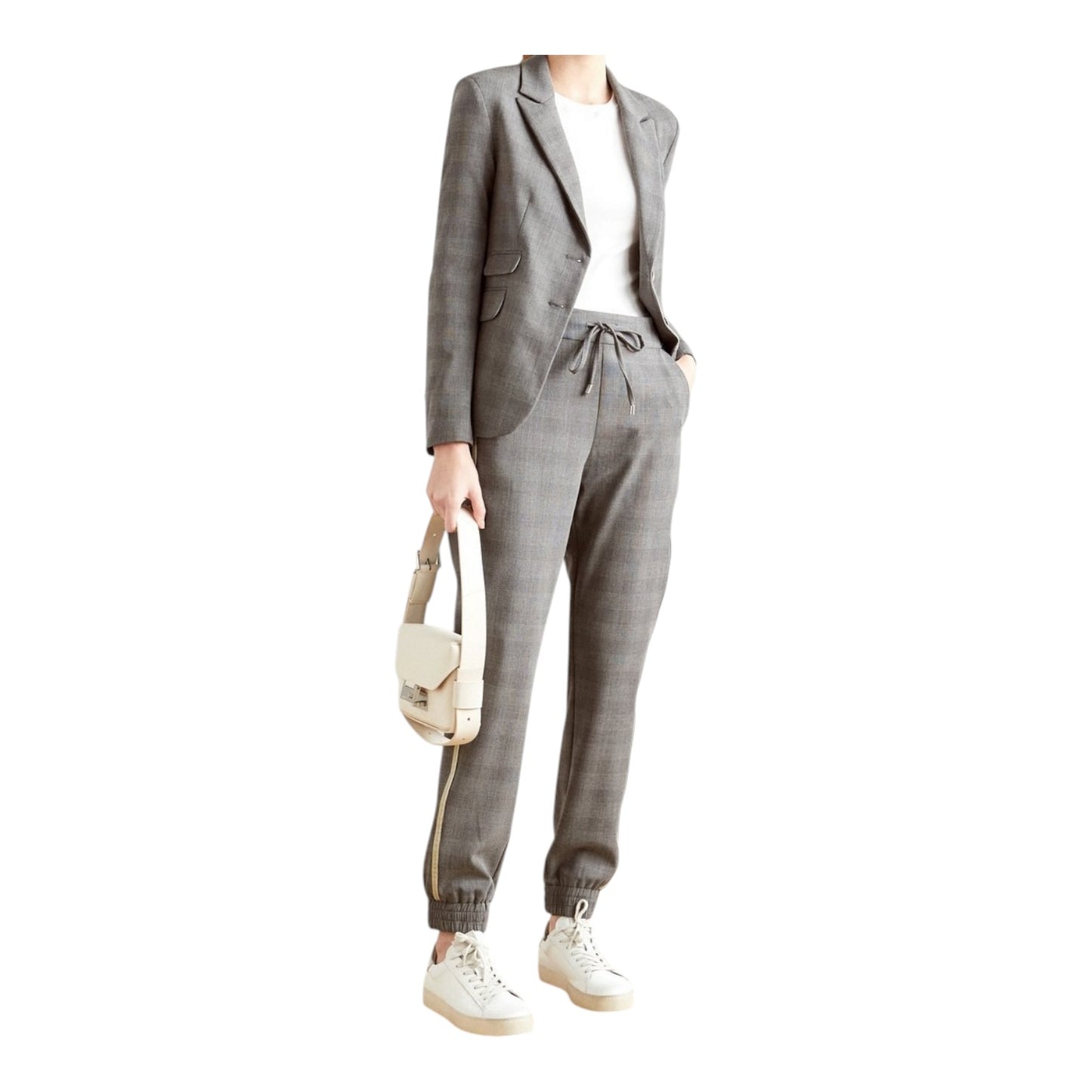 Mos Mosh Grey Check Blazer - 12