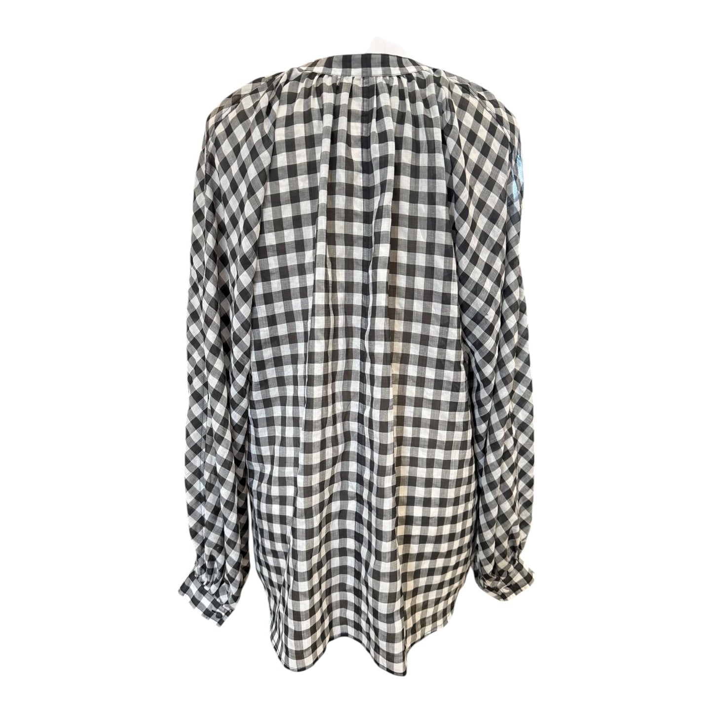 Comptoir des Cotonniers Black and White Gingham Shirt - One Size