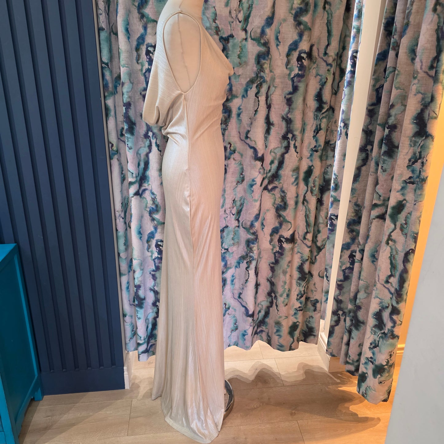 Club L London Champagne Evening Dress - 8
