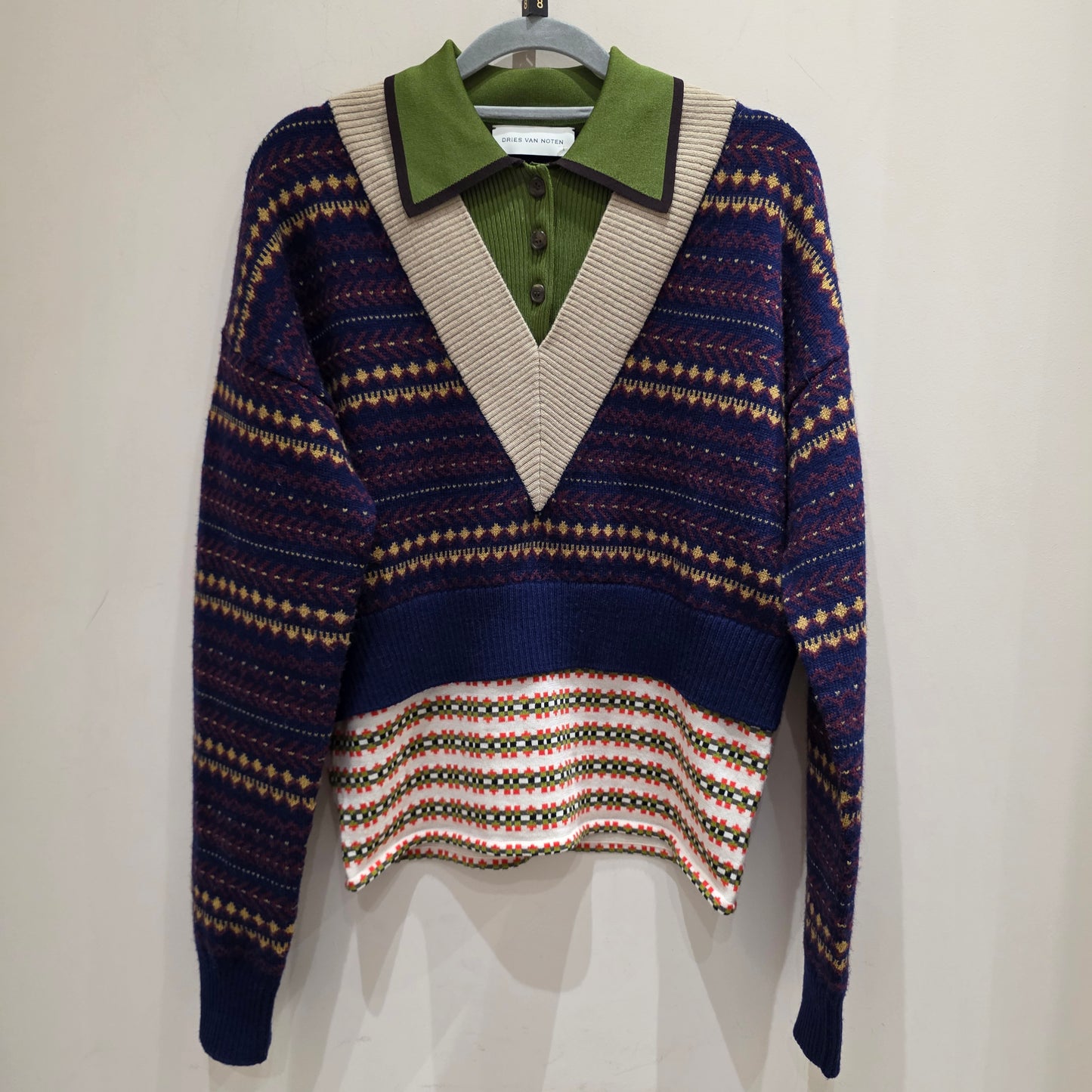 Dries Van Noten Toinette Wool Blend Jumper - XS