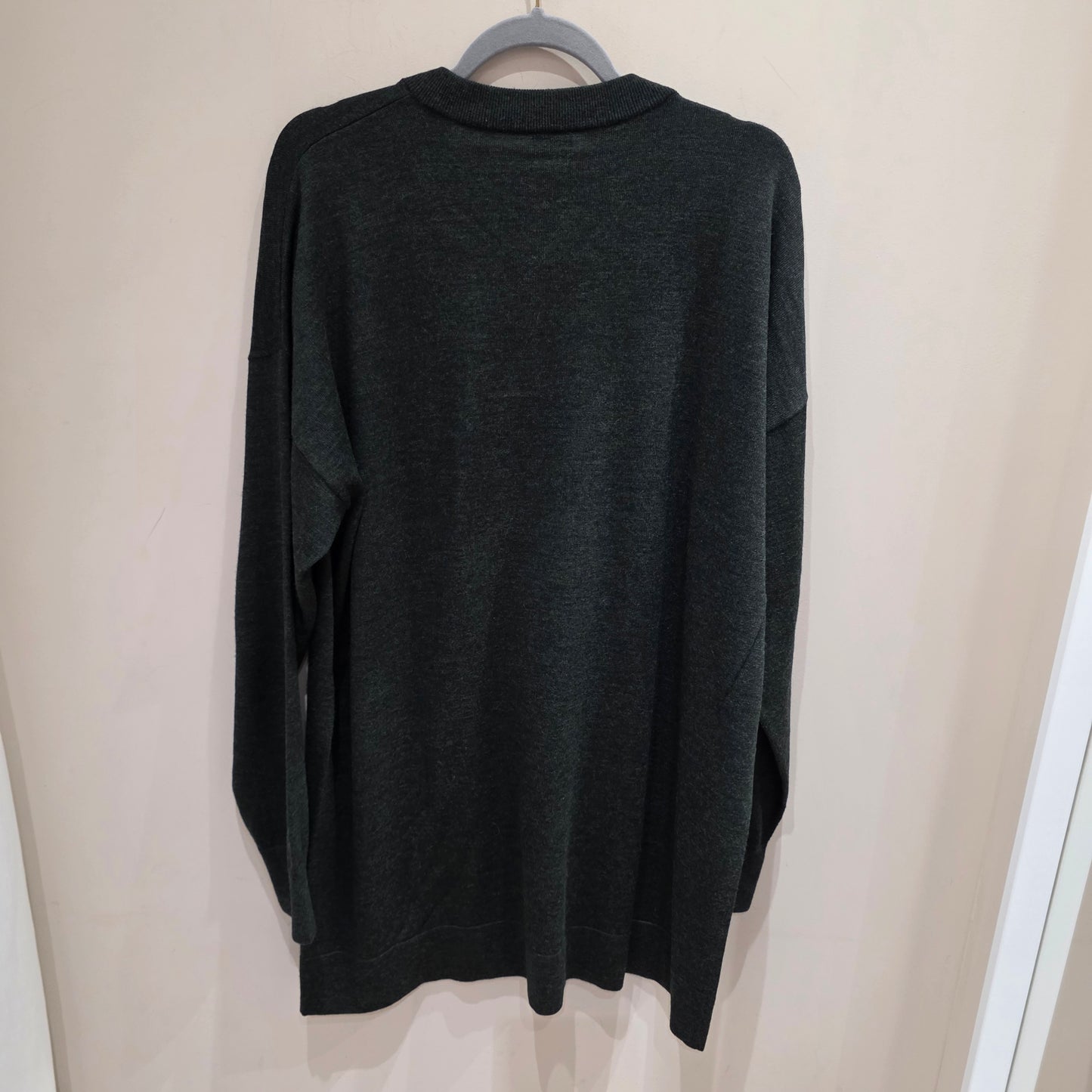 Joseph Half Zip Wool Sweater - M