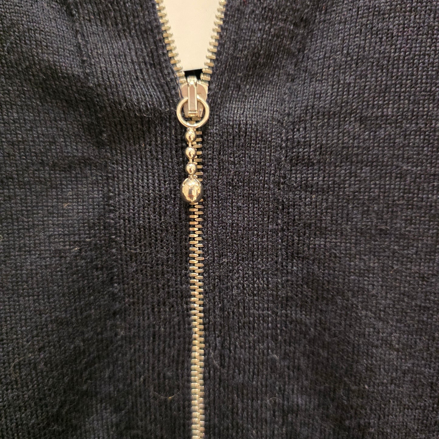 Joseph Navy Half Zip Sweater  - Medium