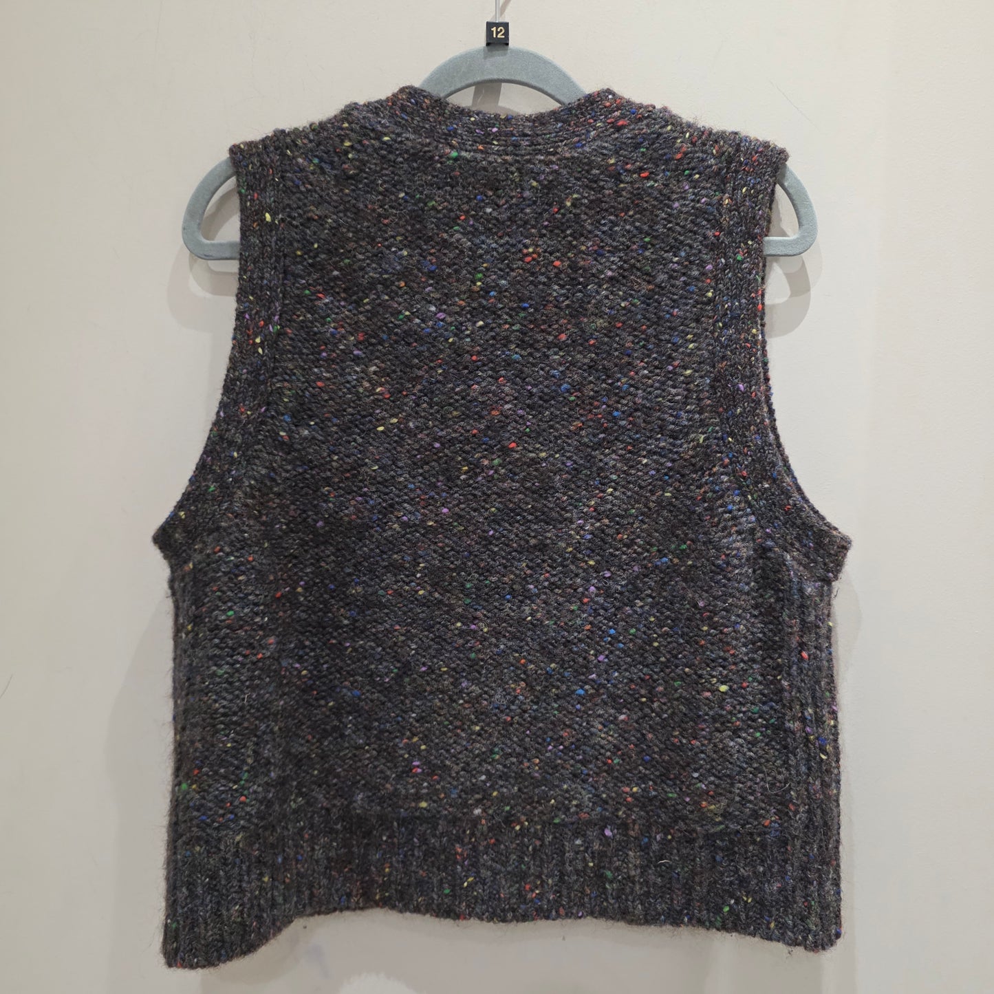 Acne Brown Knit Waistcoat - Large