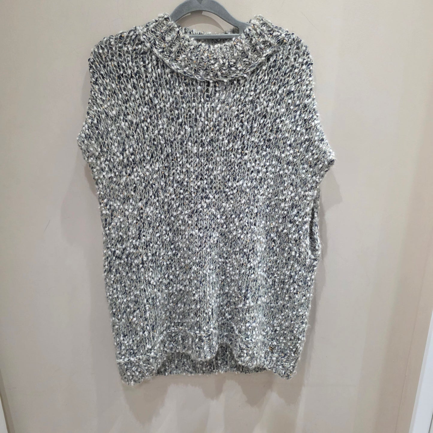 Marc Cain Wool Blend Sleeveless Sweater  - Size 16