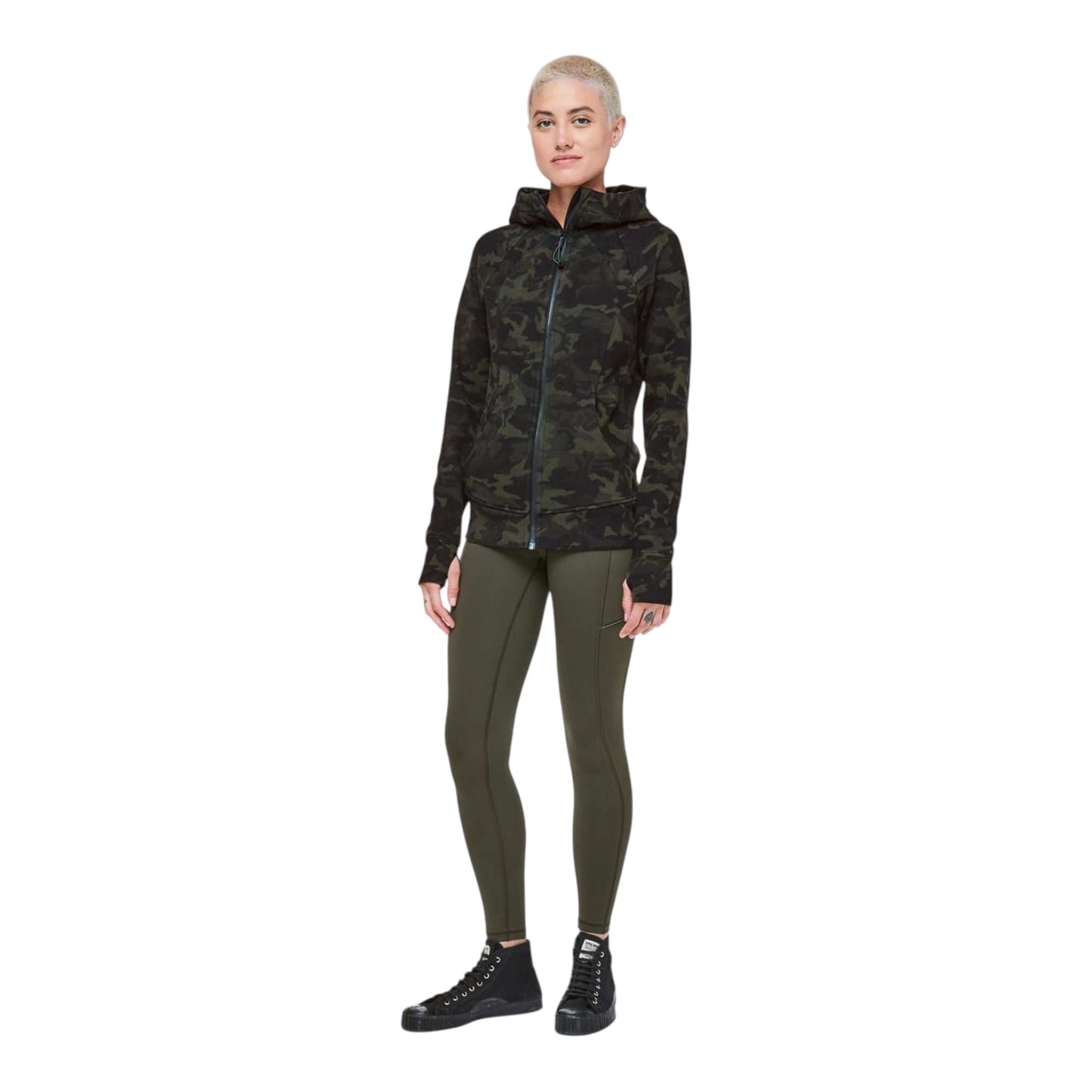 Lulu Lemon Camo Scuba Hoodie IV - 10 - NEW