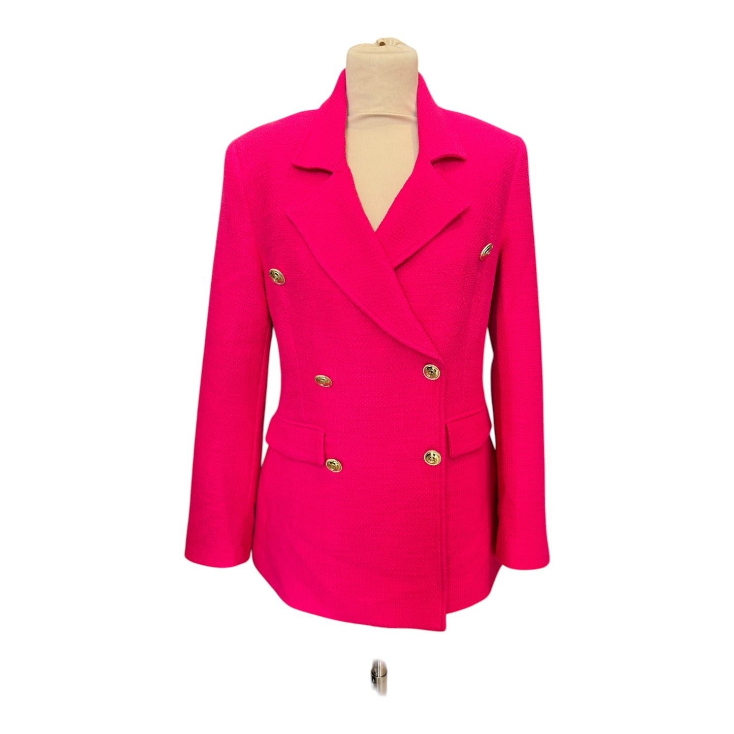 Karen Millen Pink Boucle Blazer - 10