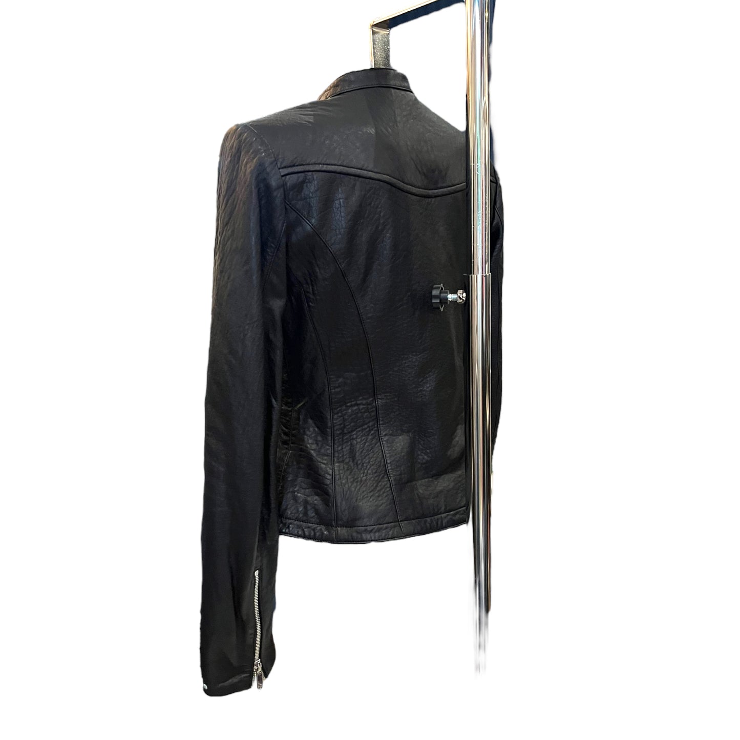 Diane Von Furstenberg Black Leather Jacket