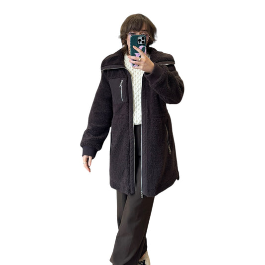 Michael Kors Brown Shearling Coat - 12/14