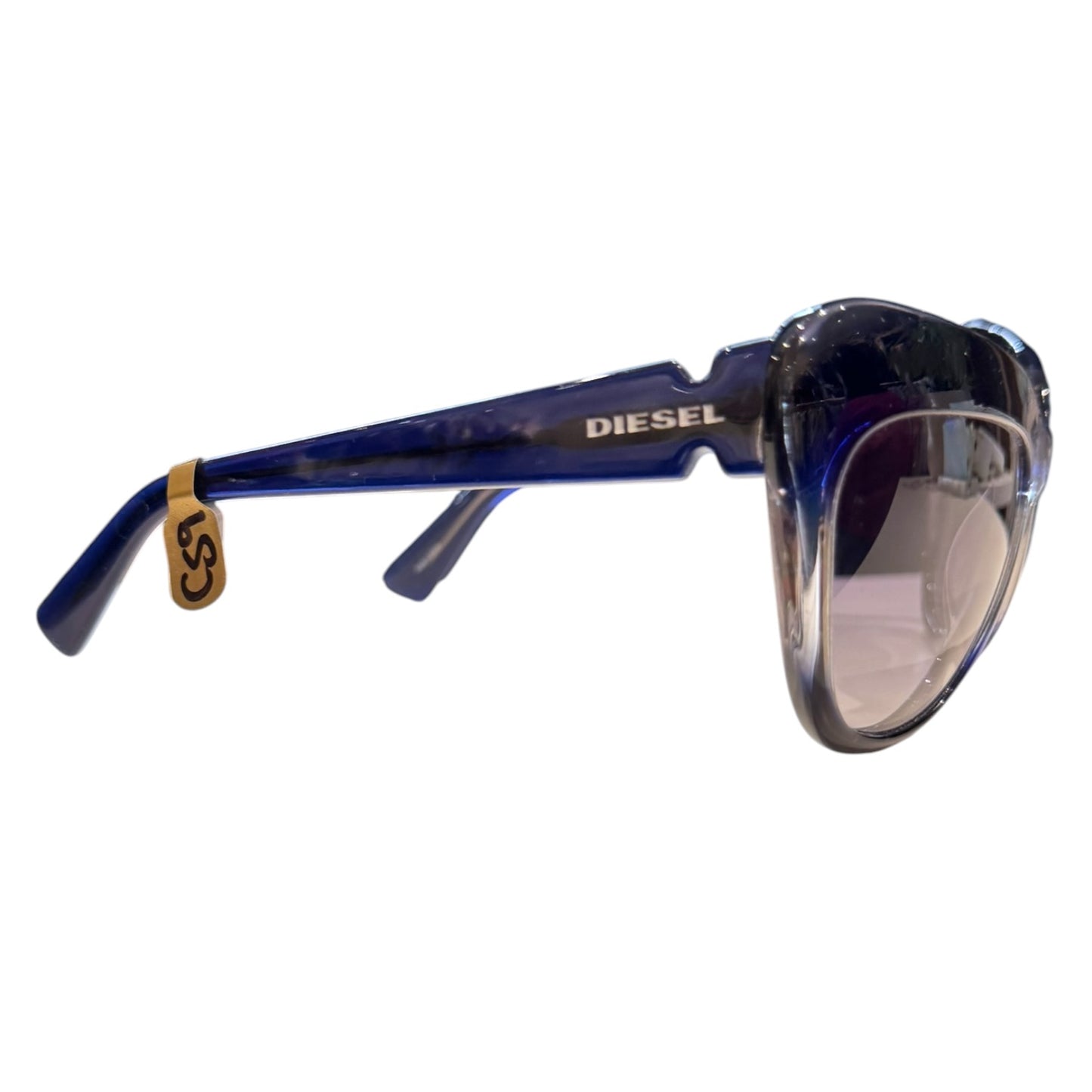 Diesel Blue Oversized Sunglasses