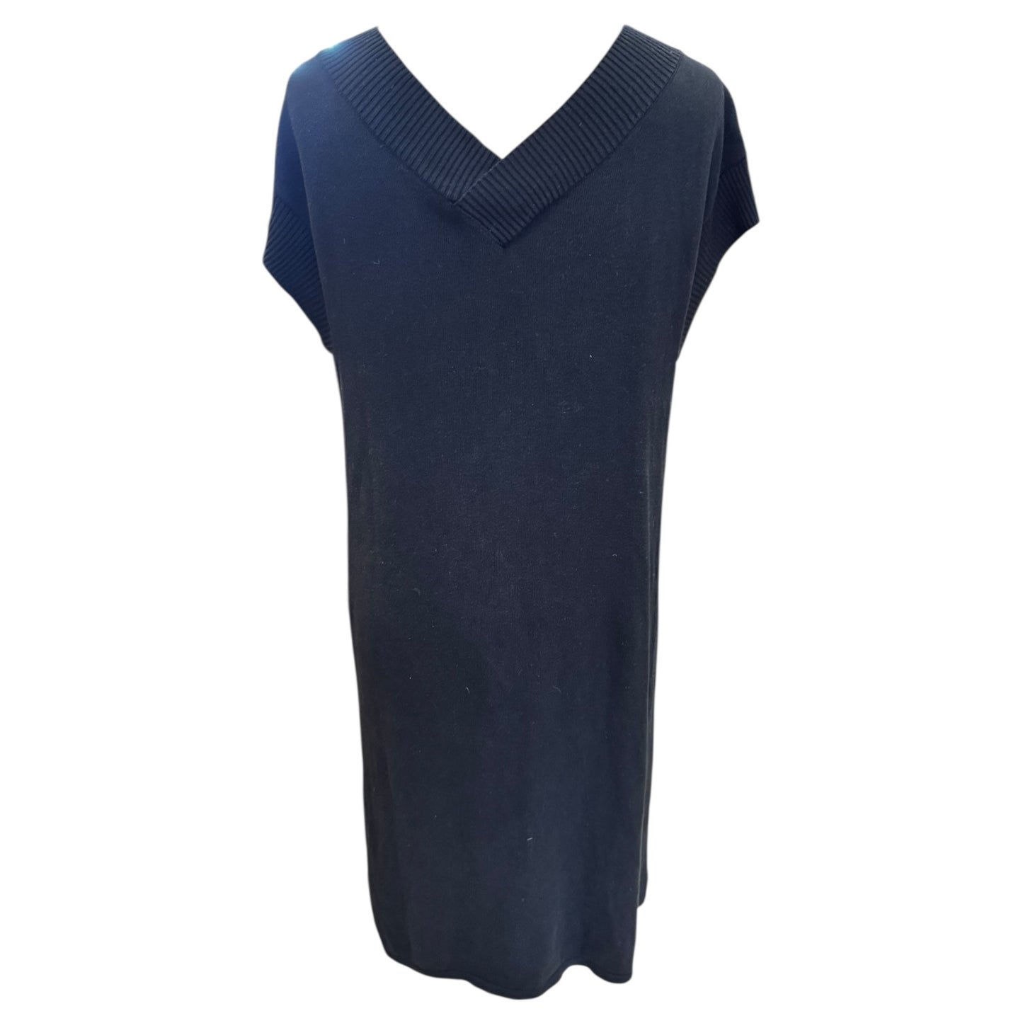 SportMax Black Sleeveless Tunic Dress - 12