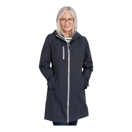 Seasalt Coverack Waterproof Coat in Midnight Navy - 20
