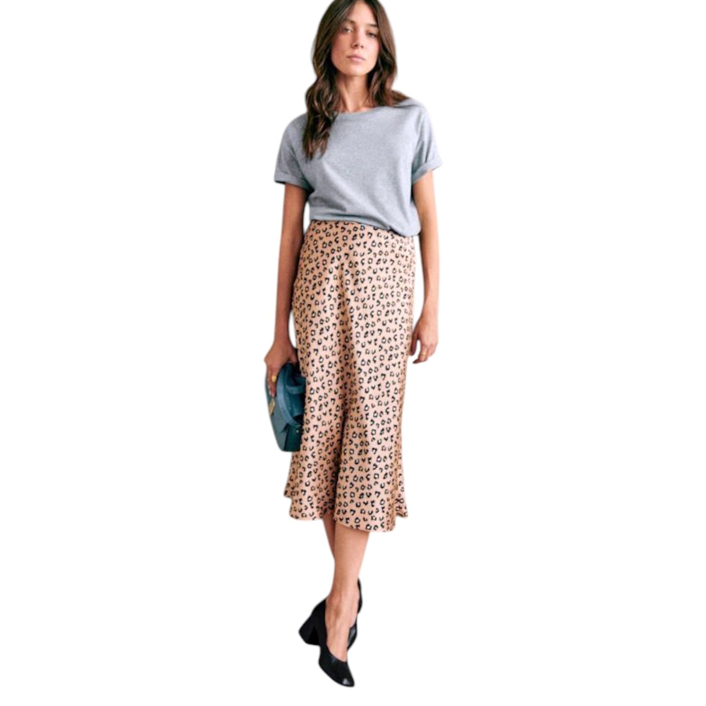 Sezane Sandy Skirt in Leopard Print - 12