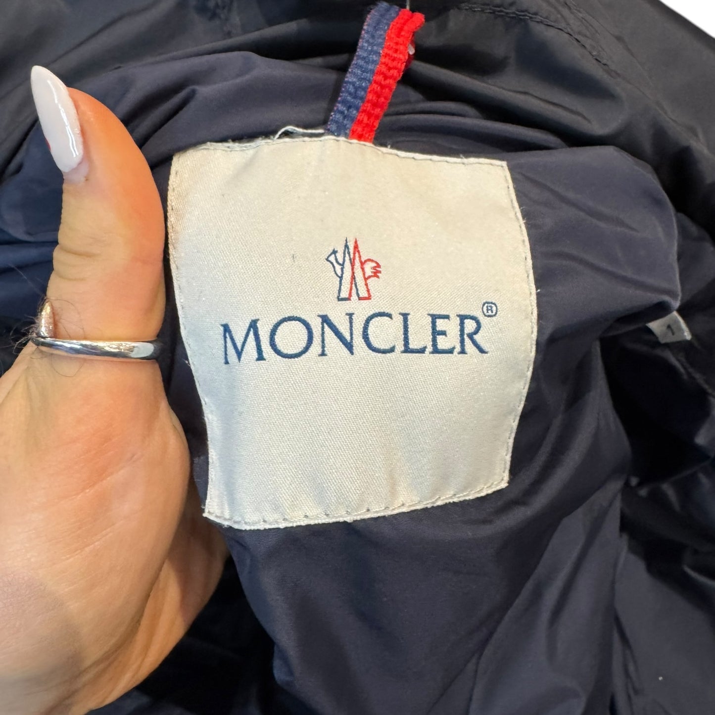 Moncler Navy Puffer Coat - 10