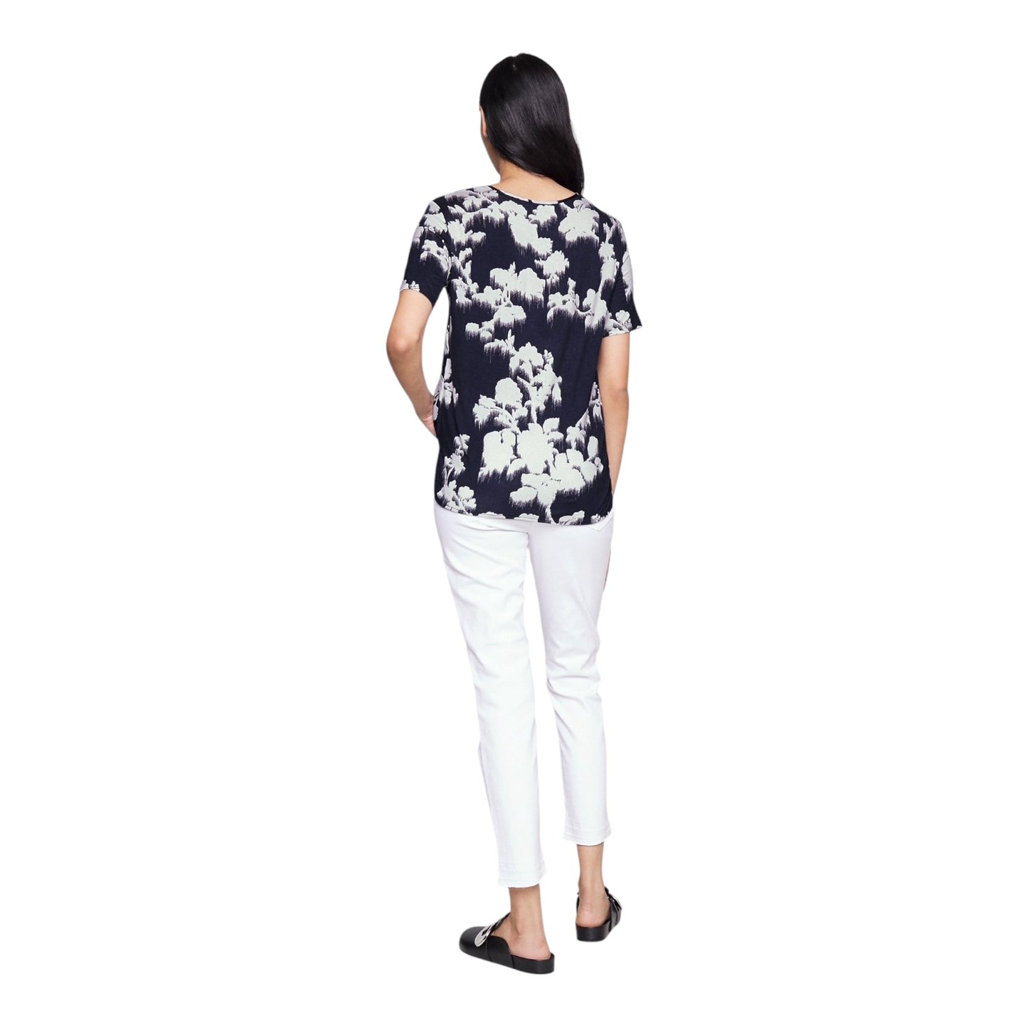 Max Mara Leisure Navy Silk Front Top - 12
