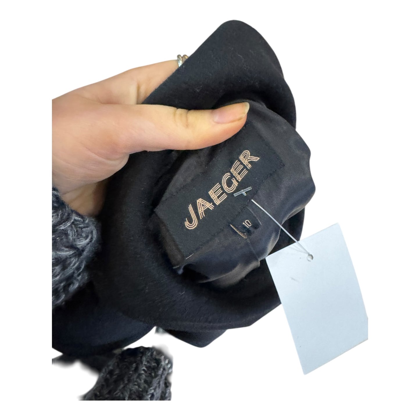 Jaeger Black Wool Coat - 10/12