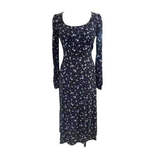 Reformation Jeans Navy Floral Dress - 6