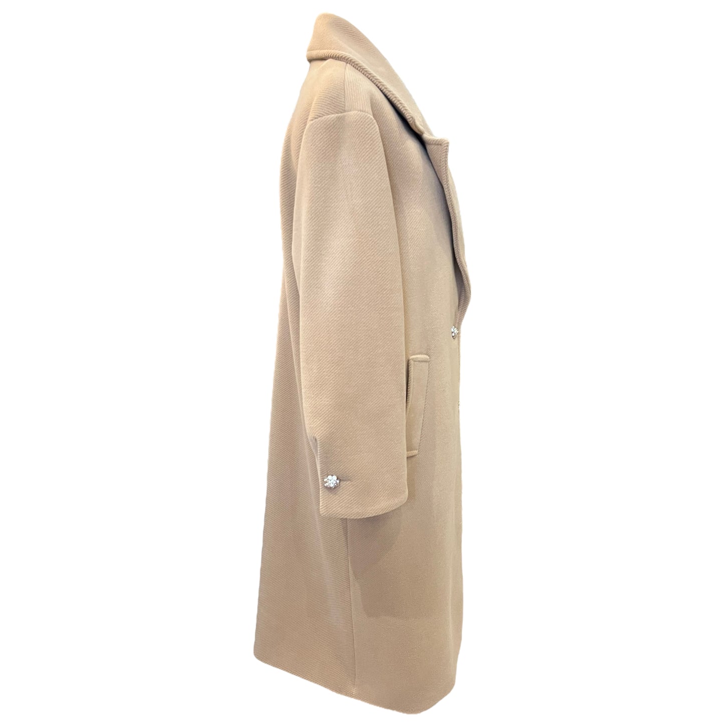 NEW Access Camel Coat with Accent Buttons - 12/14