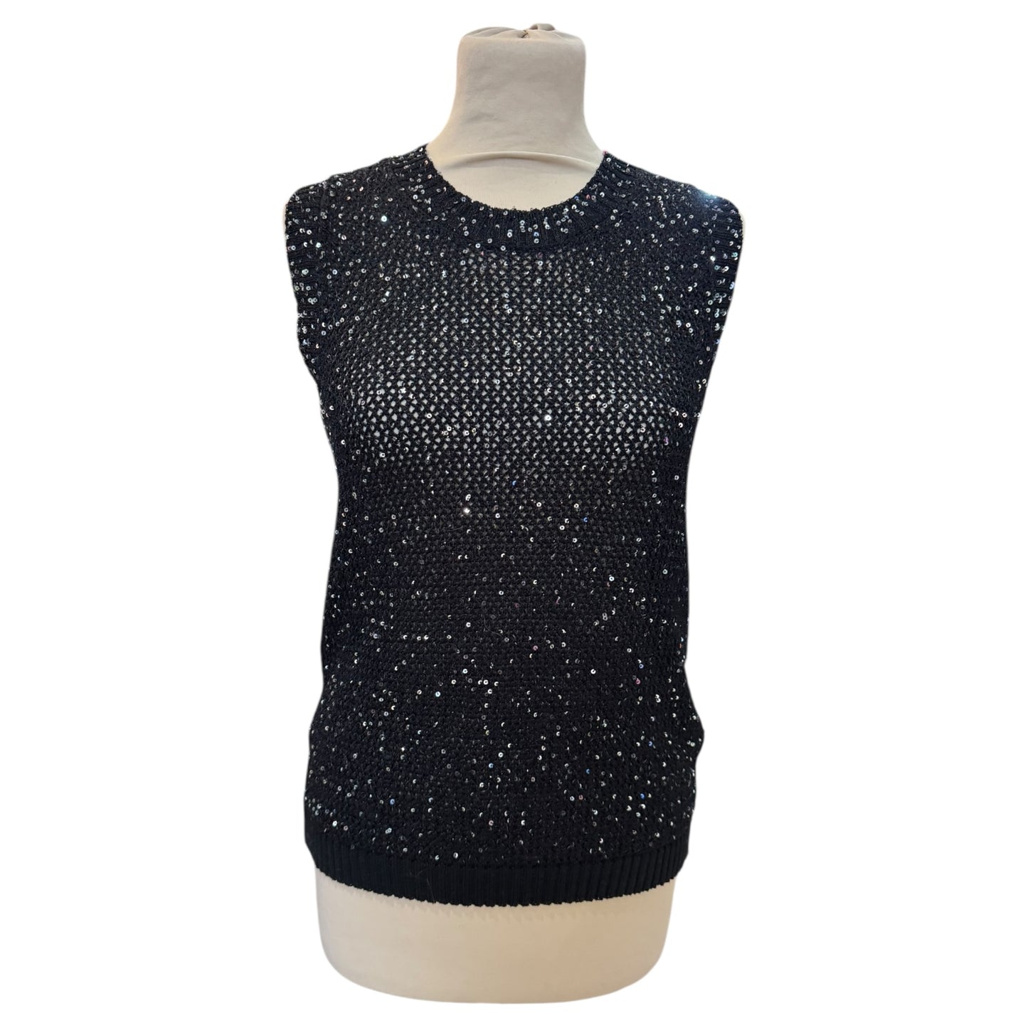 Golden Goose Knitted Vest with Sequins - 10