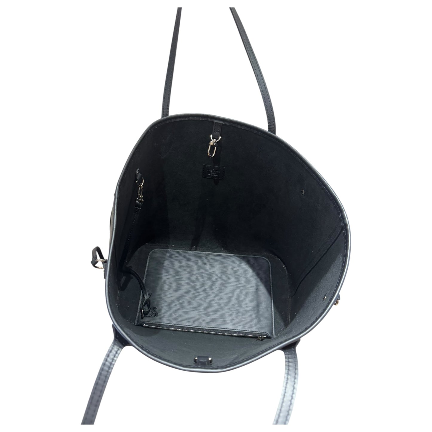 Louis Vuitton Black Neverfull MM Tote Bag