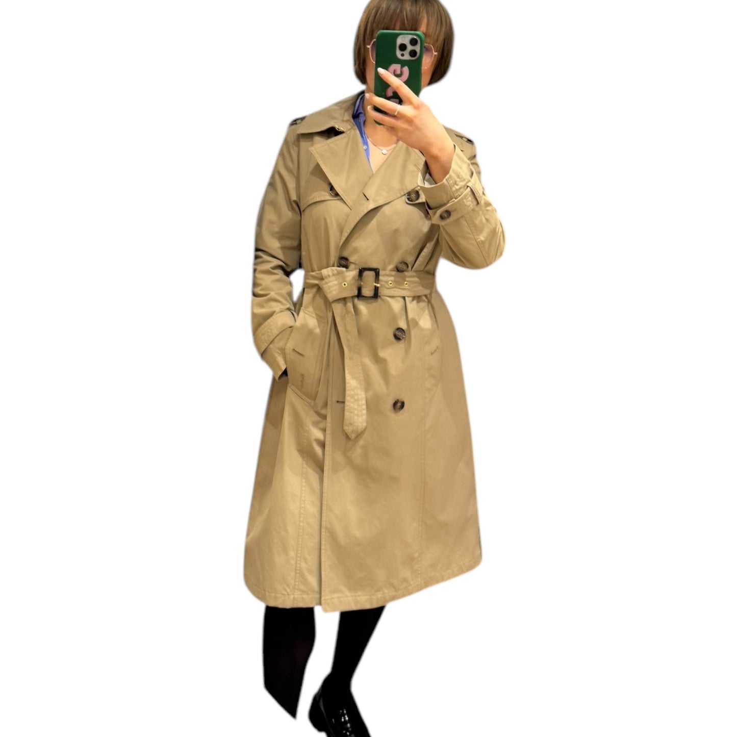 Barbour Camel Trench Coat - 10