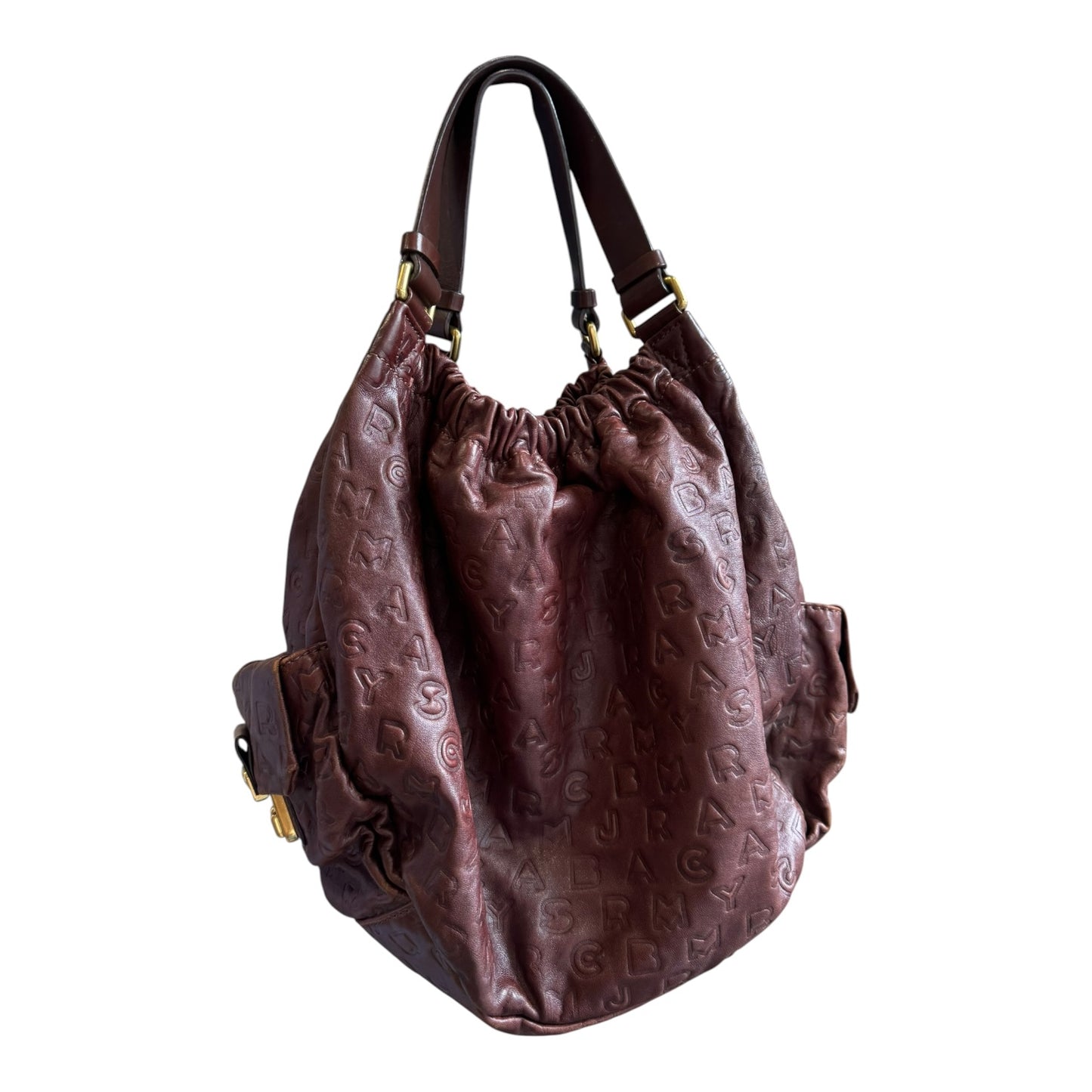 Marc Jacobs Conker Embossed Hobo Tote Bag