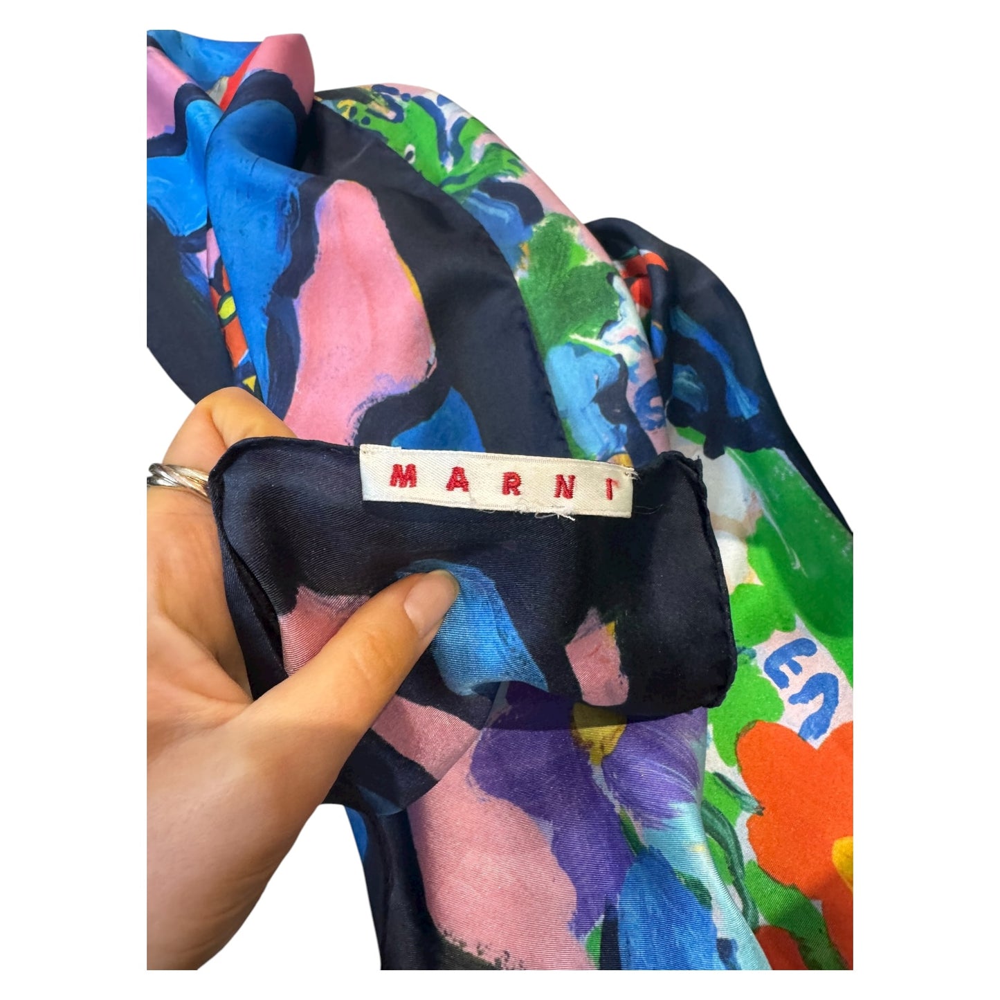 Marni x Flaminia Veronesi Unicorn Silk Scarf