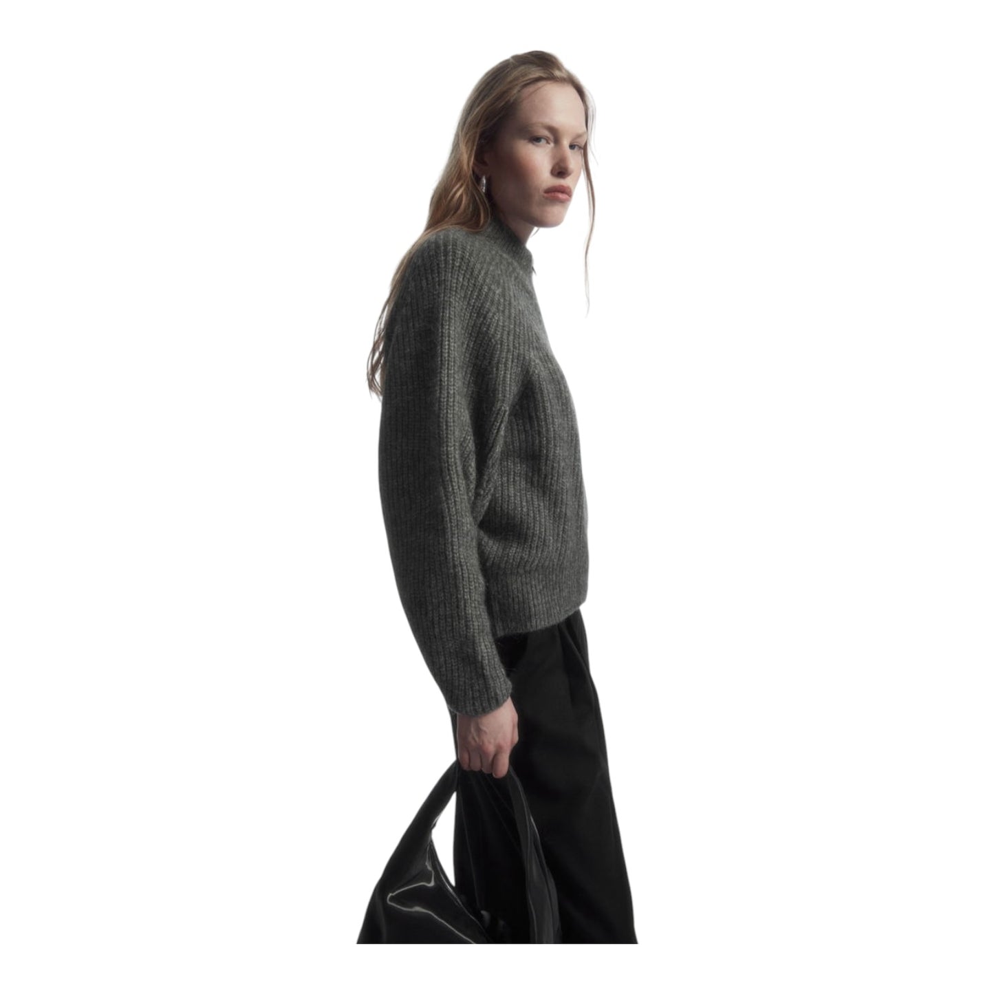 COS Alpaca Blend Zip Up Cardigan - 12