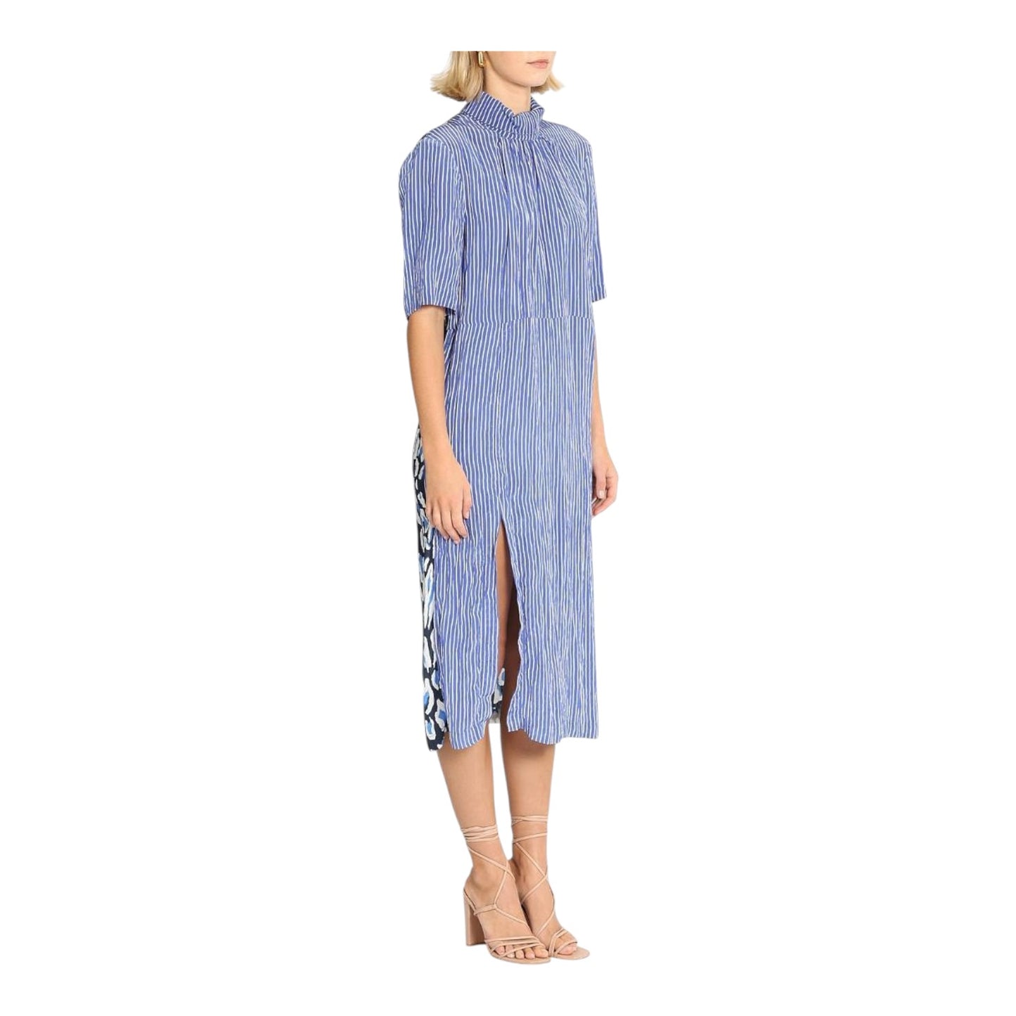Baum und Pferdgarten Blue Stripe Leo Midi Dress - 10