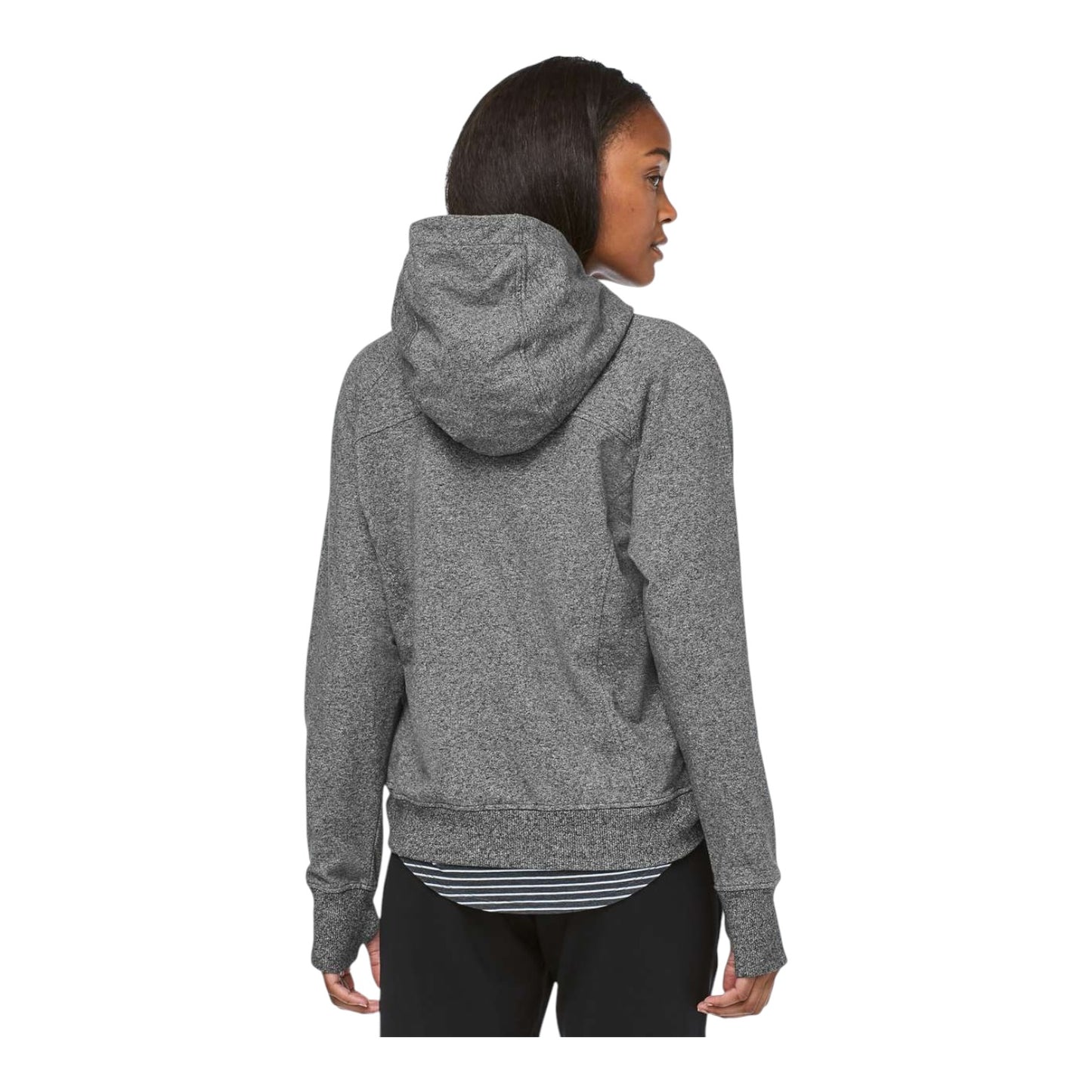 Lululemon Scuba Pullover Heathered Speckled Black - 12