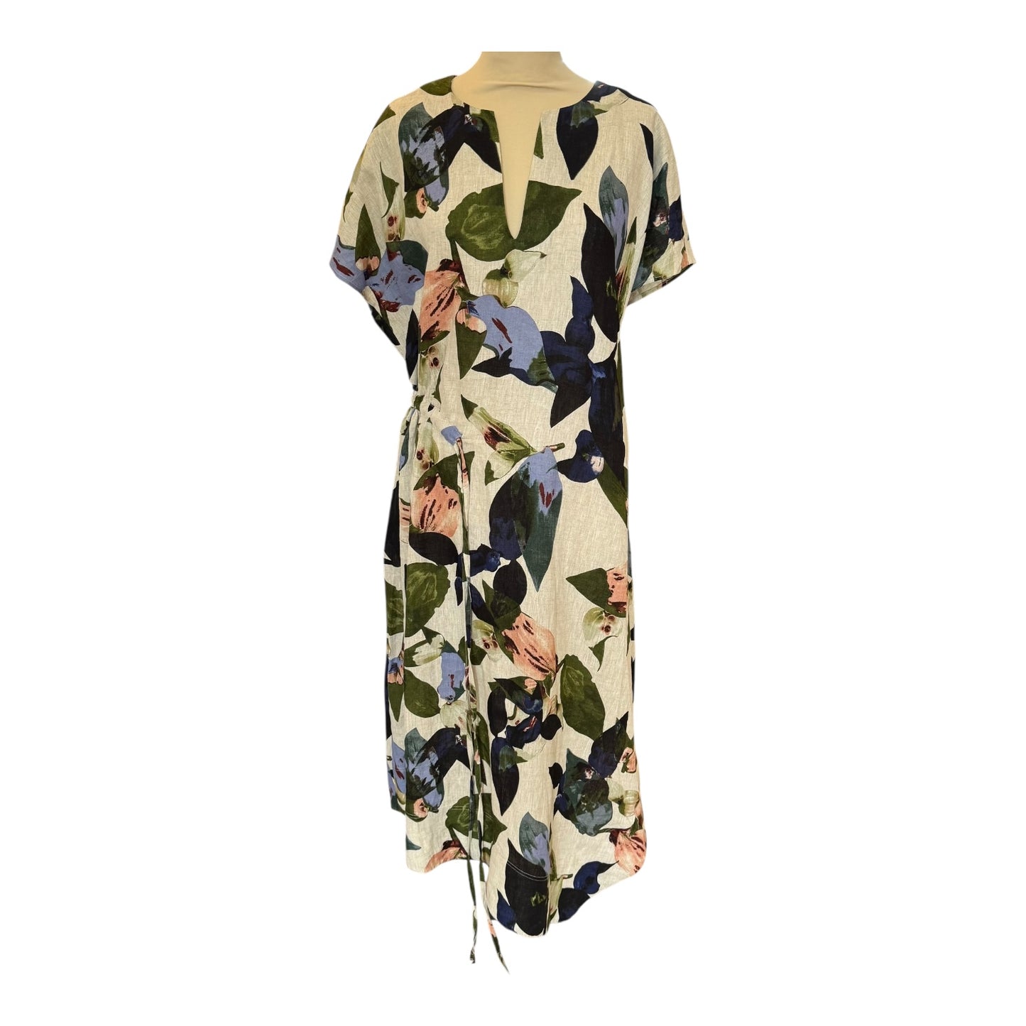 Jigsaw Future Botanic Linen Dress - 14