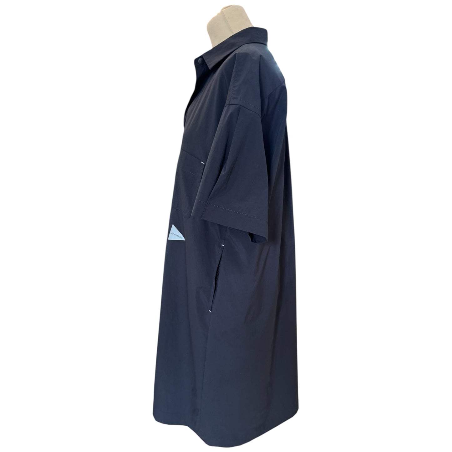 And Wonder Navy Half Sleeve Dress - 10/12