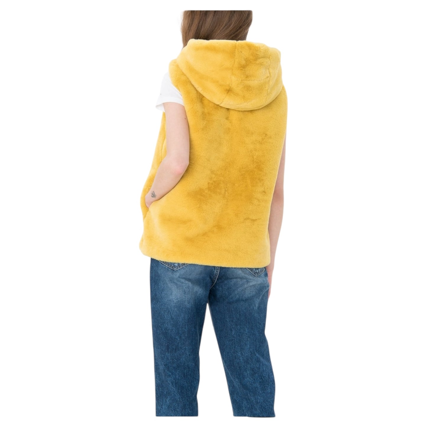 Marella Mustard Reversible Gilet - 10