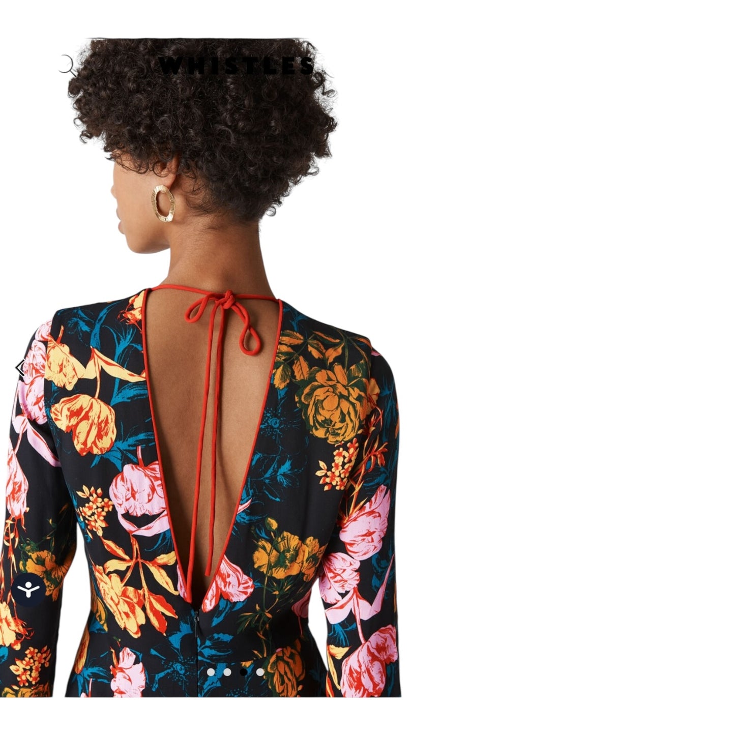 Whistles Multicolour Digital Bloom Bella Dress - 14 - NEW