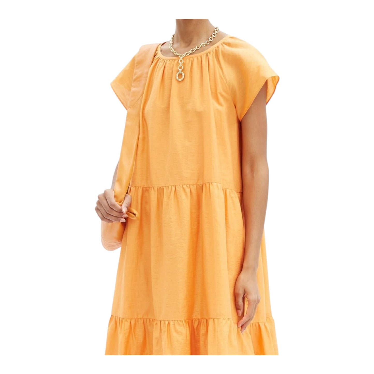 Weekend Max Mara Orange Nembi Dress - 14/16