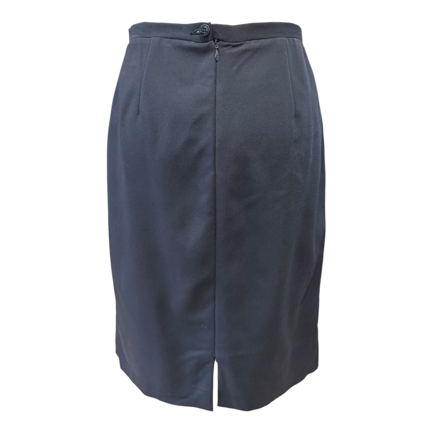 D&G Black Knee Length Skirt - 8/10