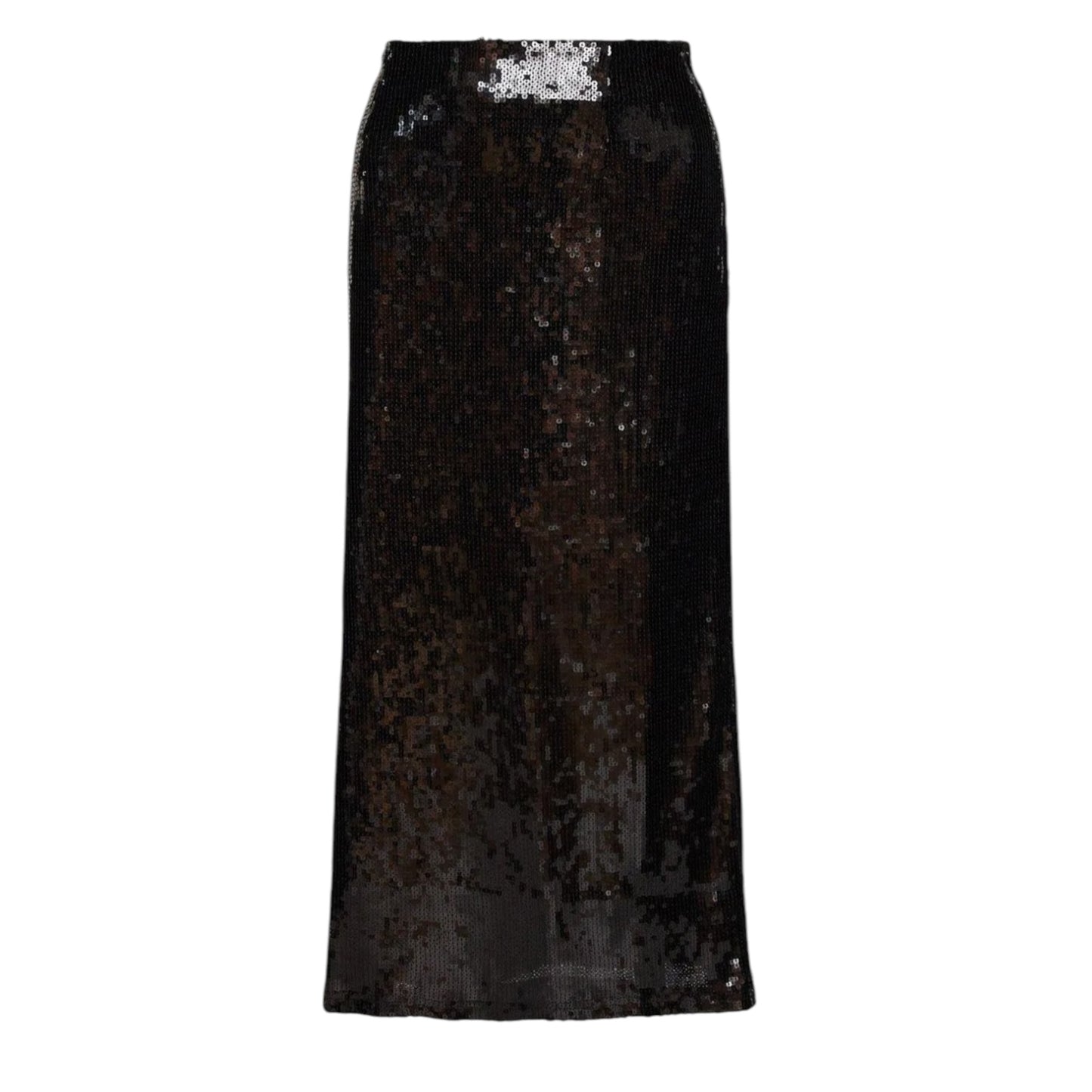 Warehouse Black Sequin Skirt - 16 - NEW